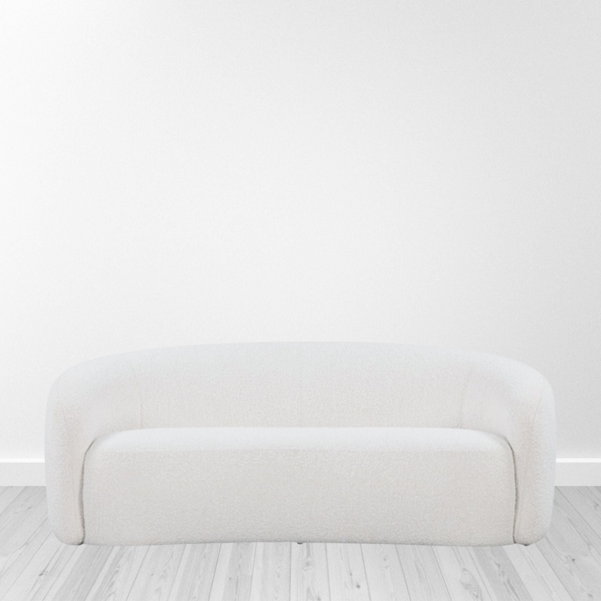 D.I. Designs Bighton Sofa Off-White Bouclé Fabric - ModernistaLiving