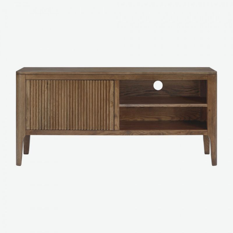 D.I. Designs Abberley TV Unit Brown Dark Stained Oak - ModernistaLiving