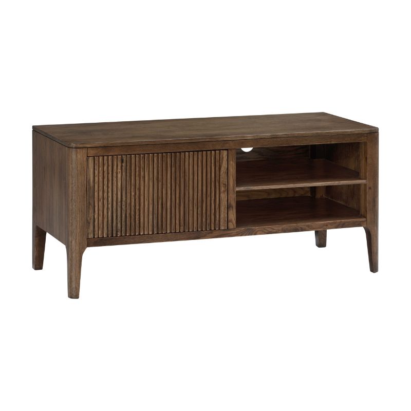 D.I. Designs Abberley TV Unit Brown Dark Stained Oak - ModernistaLiving