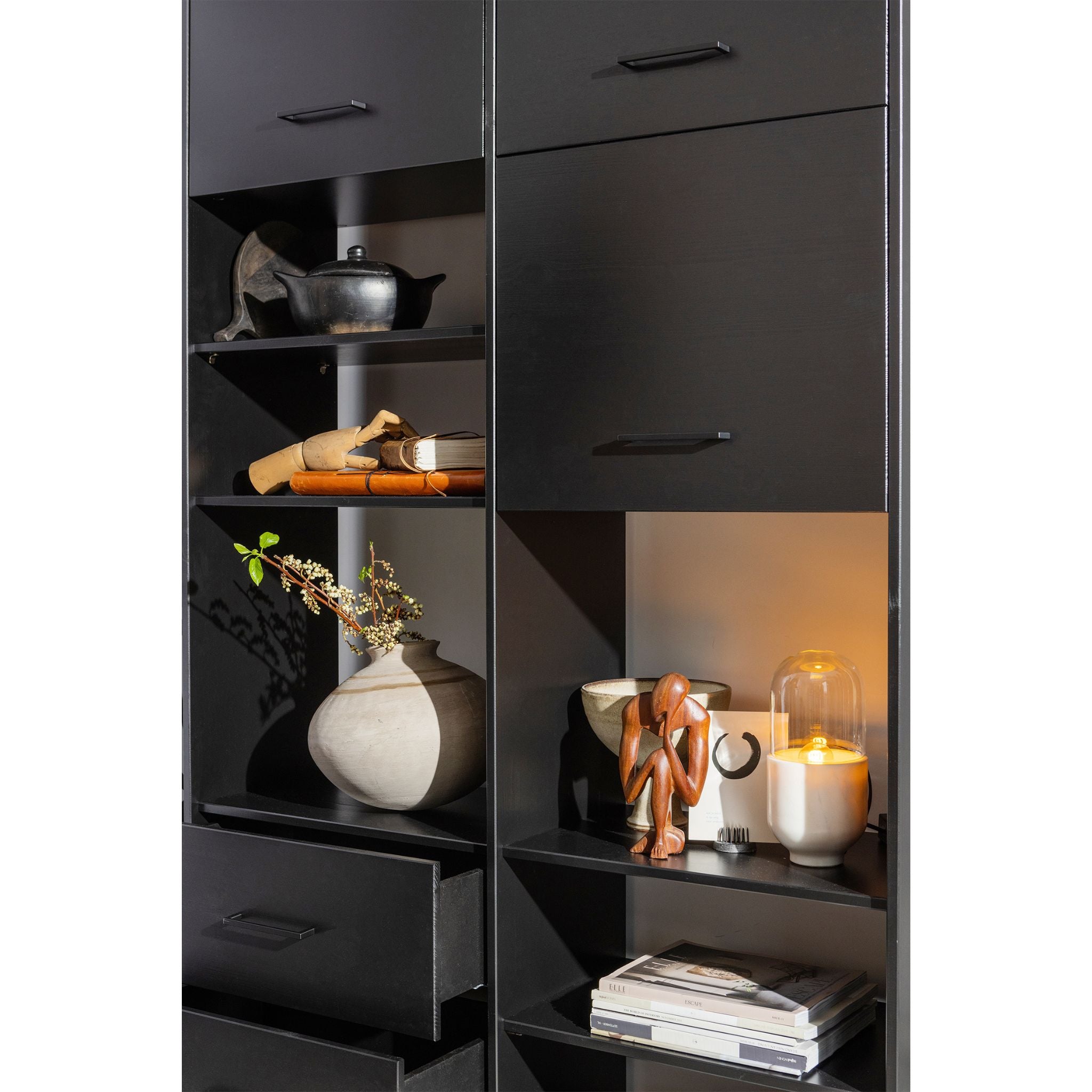 Woood Aiko Cabinet Pine Black (FSC) - ModernistaLiving