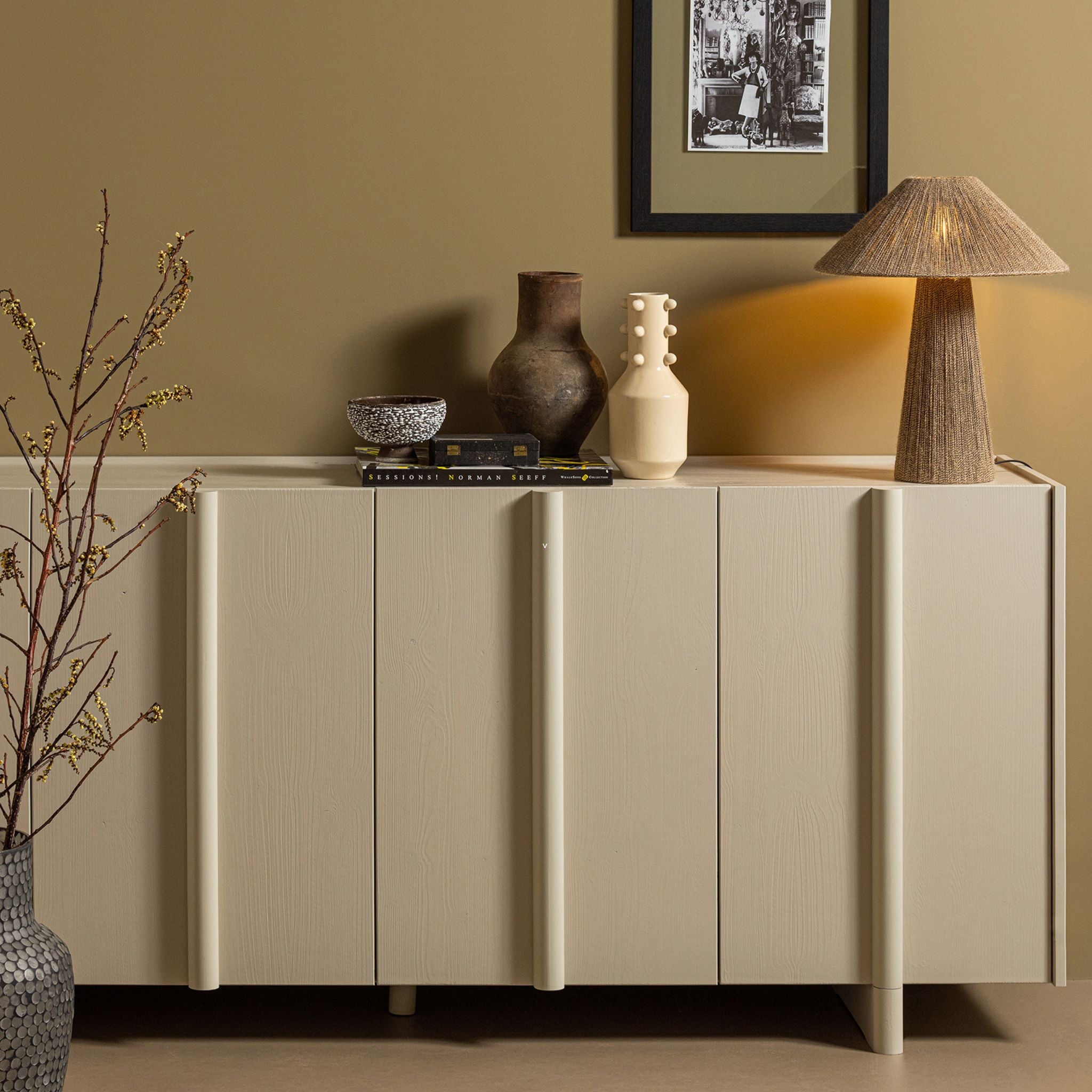 Woood Basu Sideboard Pine Dust FSC-Certified Pine - ModernistaLiving