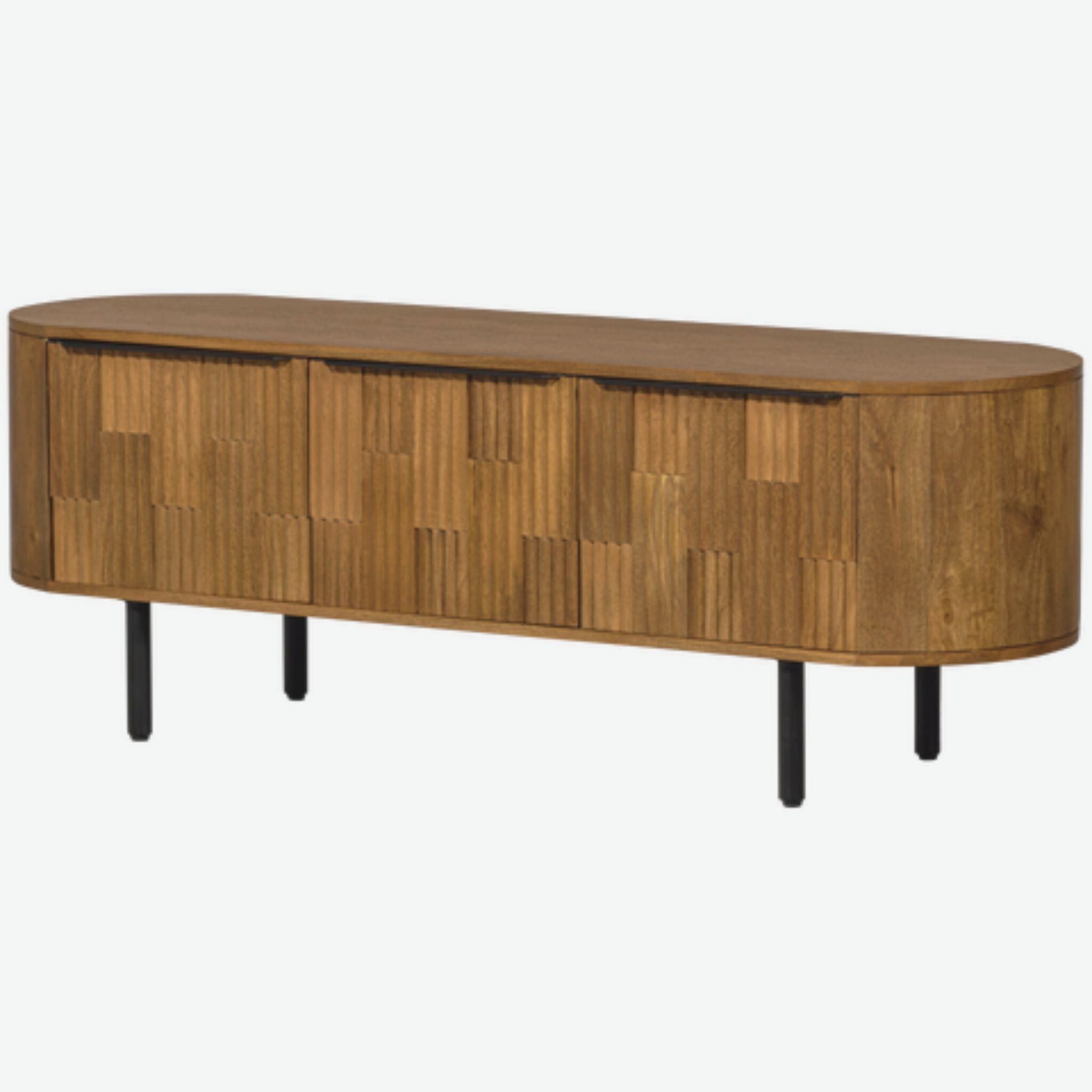 BePureHome Effortless TV Unit Mango Wood Natural - ModernistaLiving