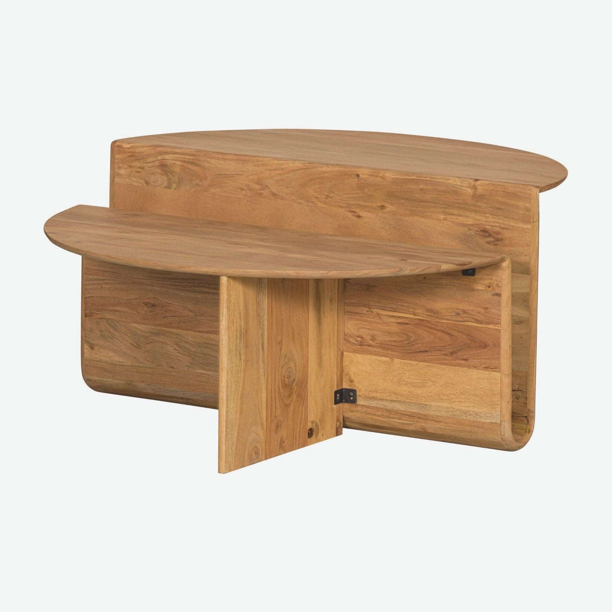 BePureHome Jaws Coffee Table Wood Natural - ModernistaLiving