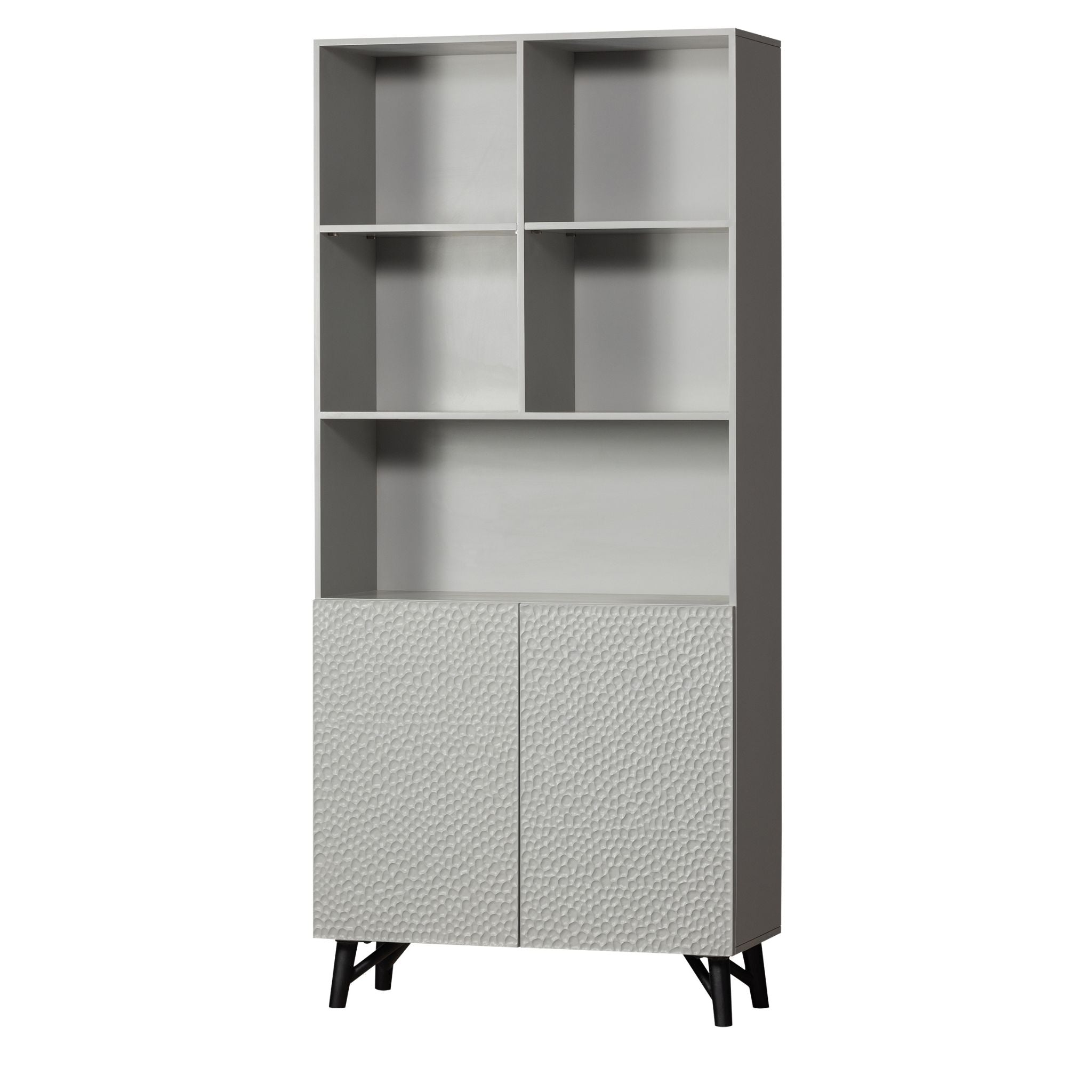 BePureHome Carved Organic 2-Doors Cabinet Mist - ModernistaLiving