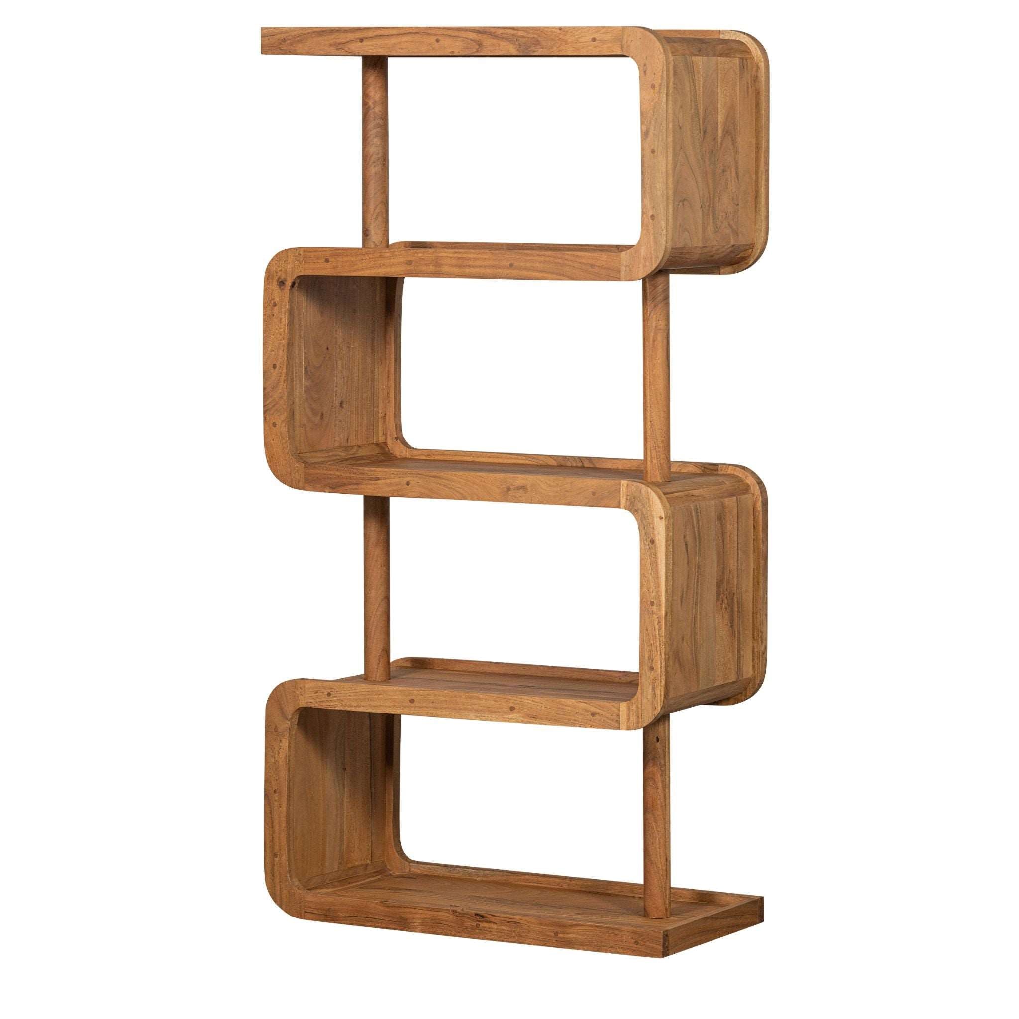 BePureHome Rattle Open Cabinet Wood Natural - ModernistaLiving