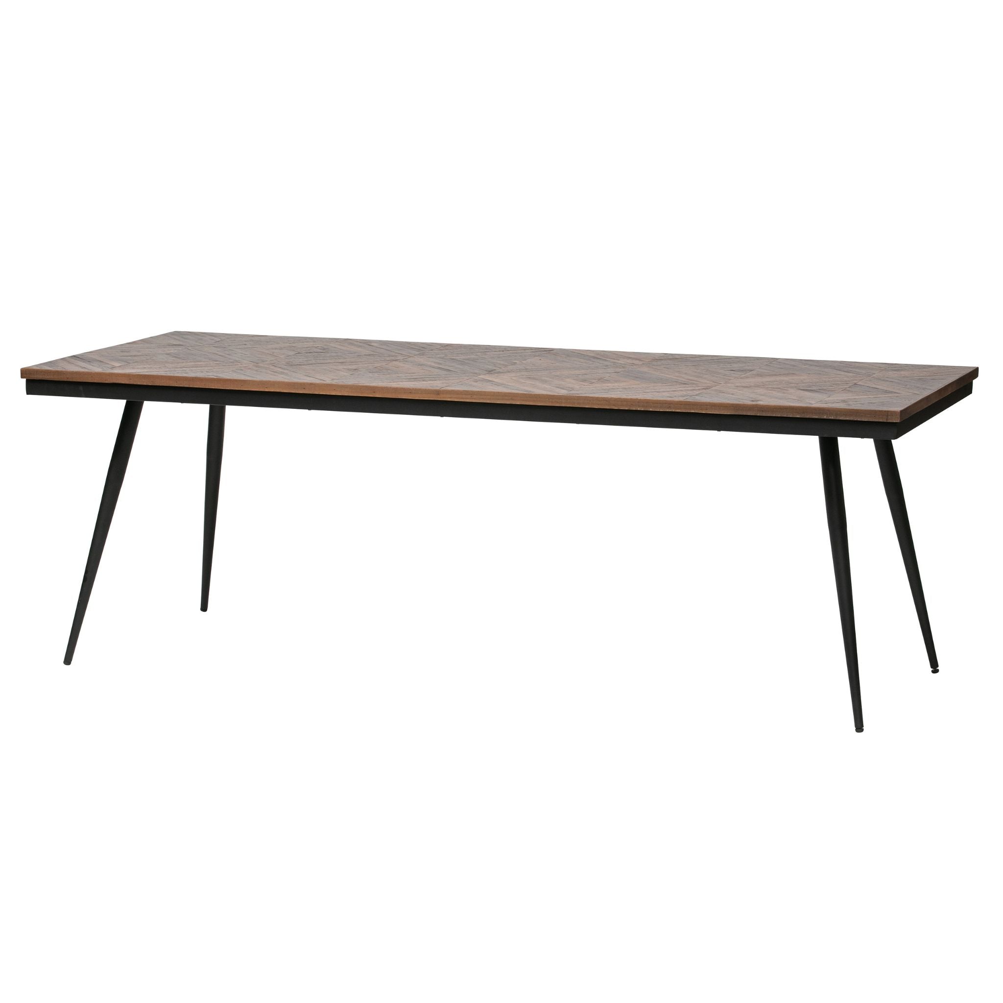 BePureHome Rhombic Dining Table Wood Metal