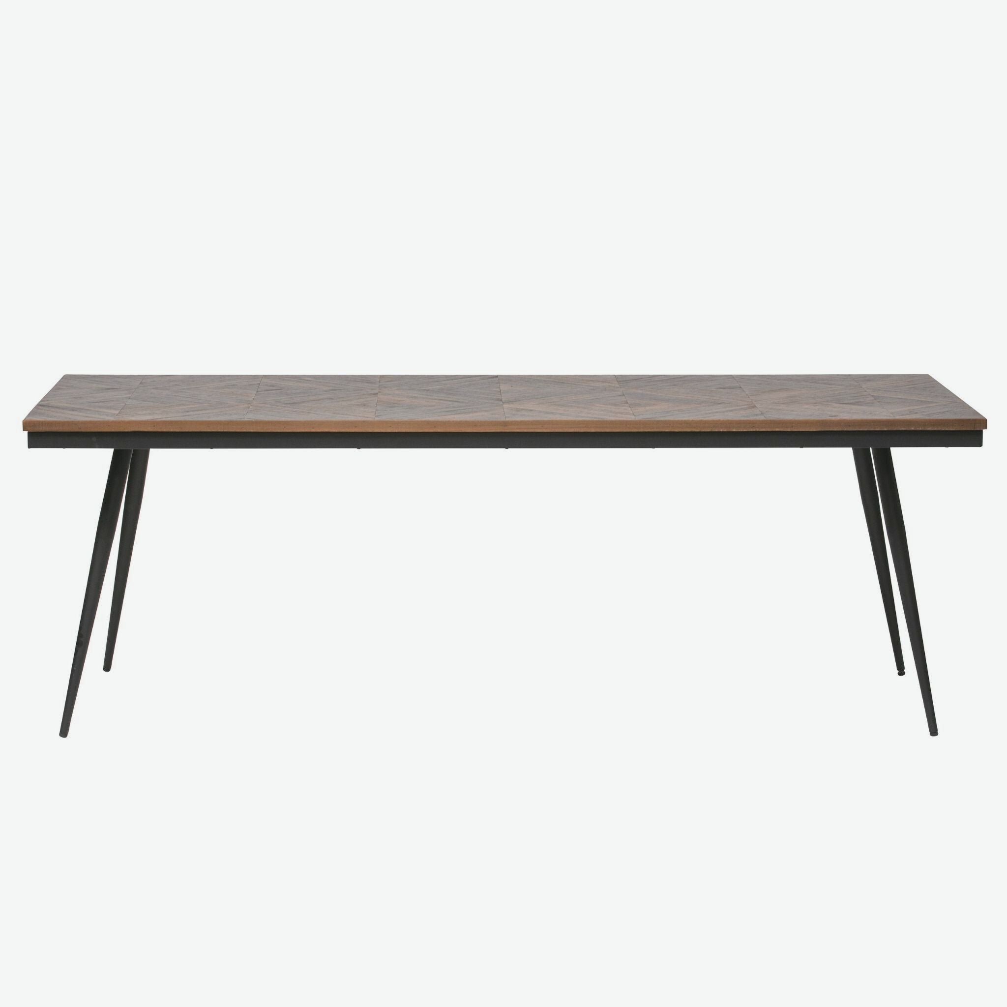 BePureHome Rhombic Dining Table Wood Metal - ModernistaLiving