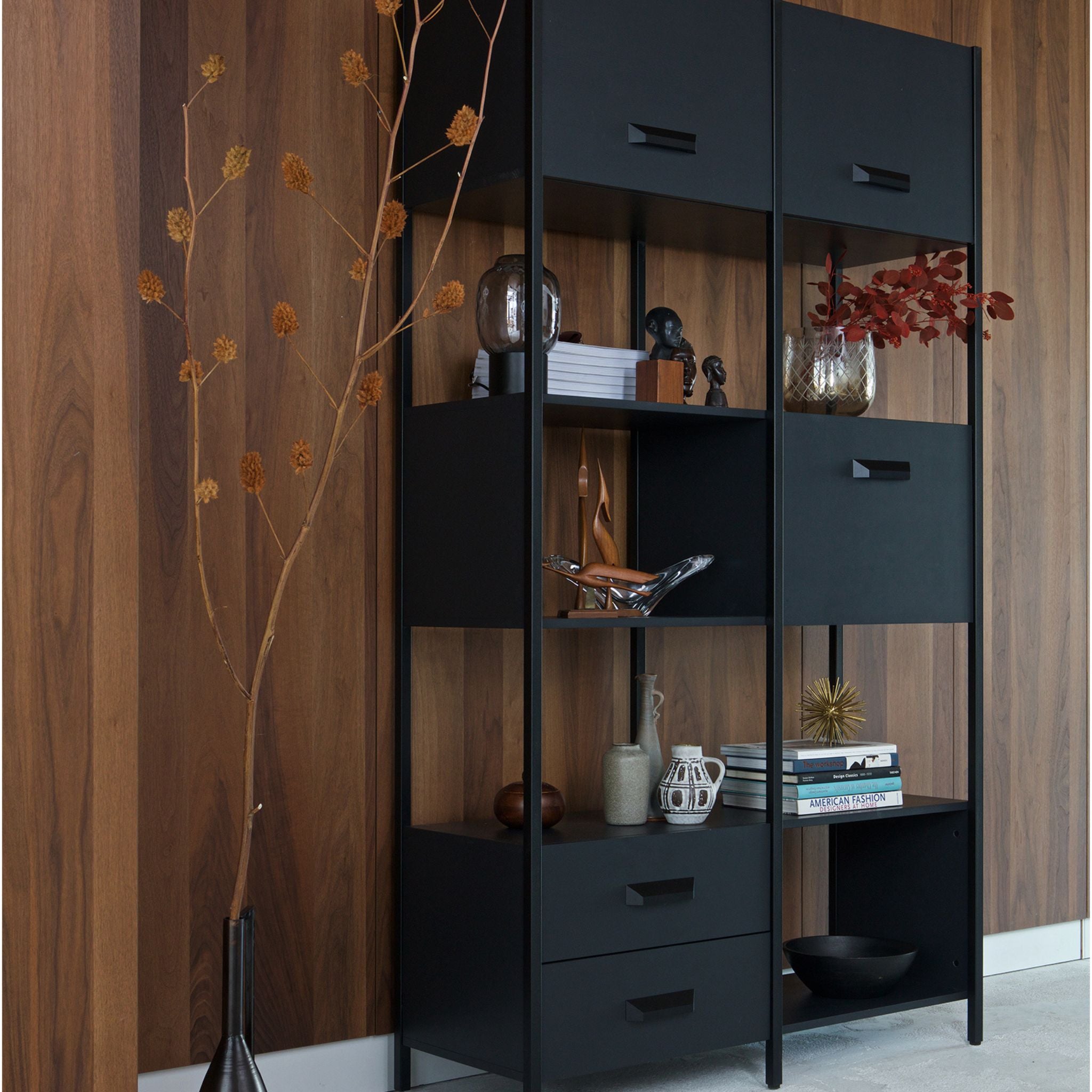 BePureHome Legacy Cabinet Wood Iron Black - ModernistaLiving