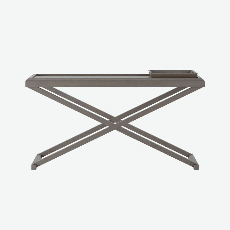 D.I. Designs Bentley Console Table Grey Aged Oak - ModernistaLiving