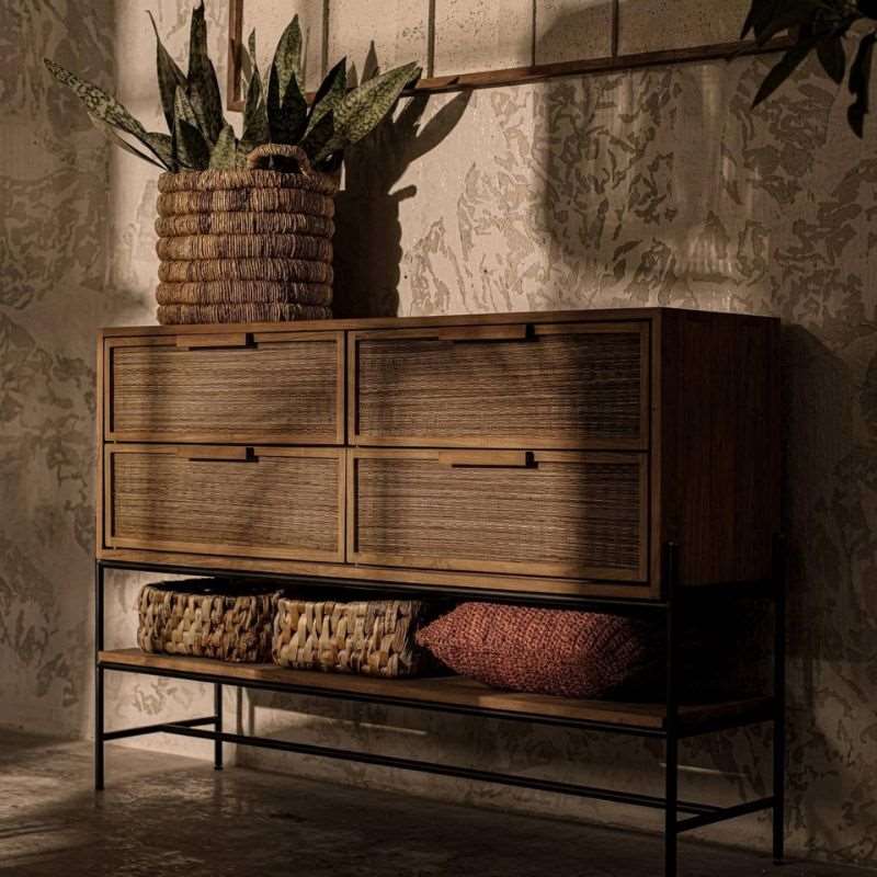 dBodhi Coco Dresser 4 Drawers Reclaimed Teak - ModernistaLiving