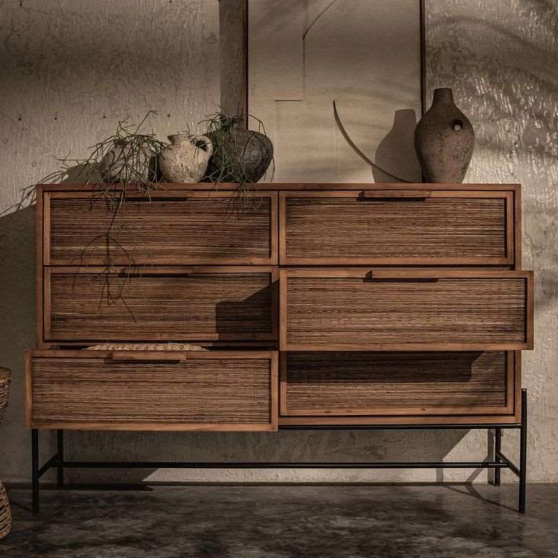 dBodhi Coco Dresser 6 Drawers Reclaimed Teak - ModernistaLiving