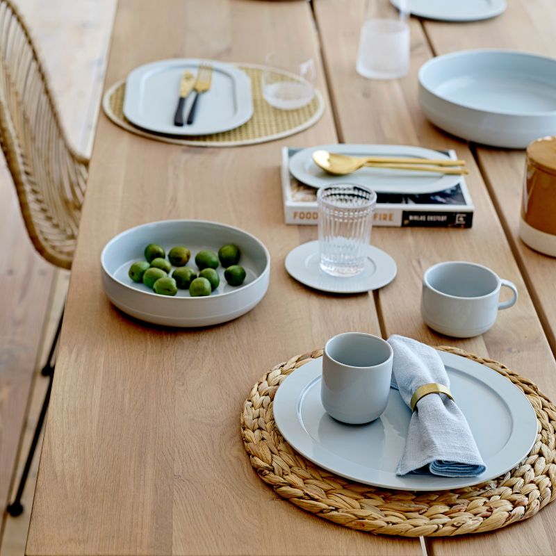 Bloomingville Cozy Dining Table Nature FSC® 100%, Oak White Legs - ModernistaLiving