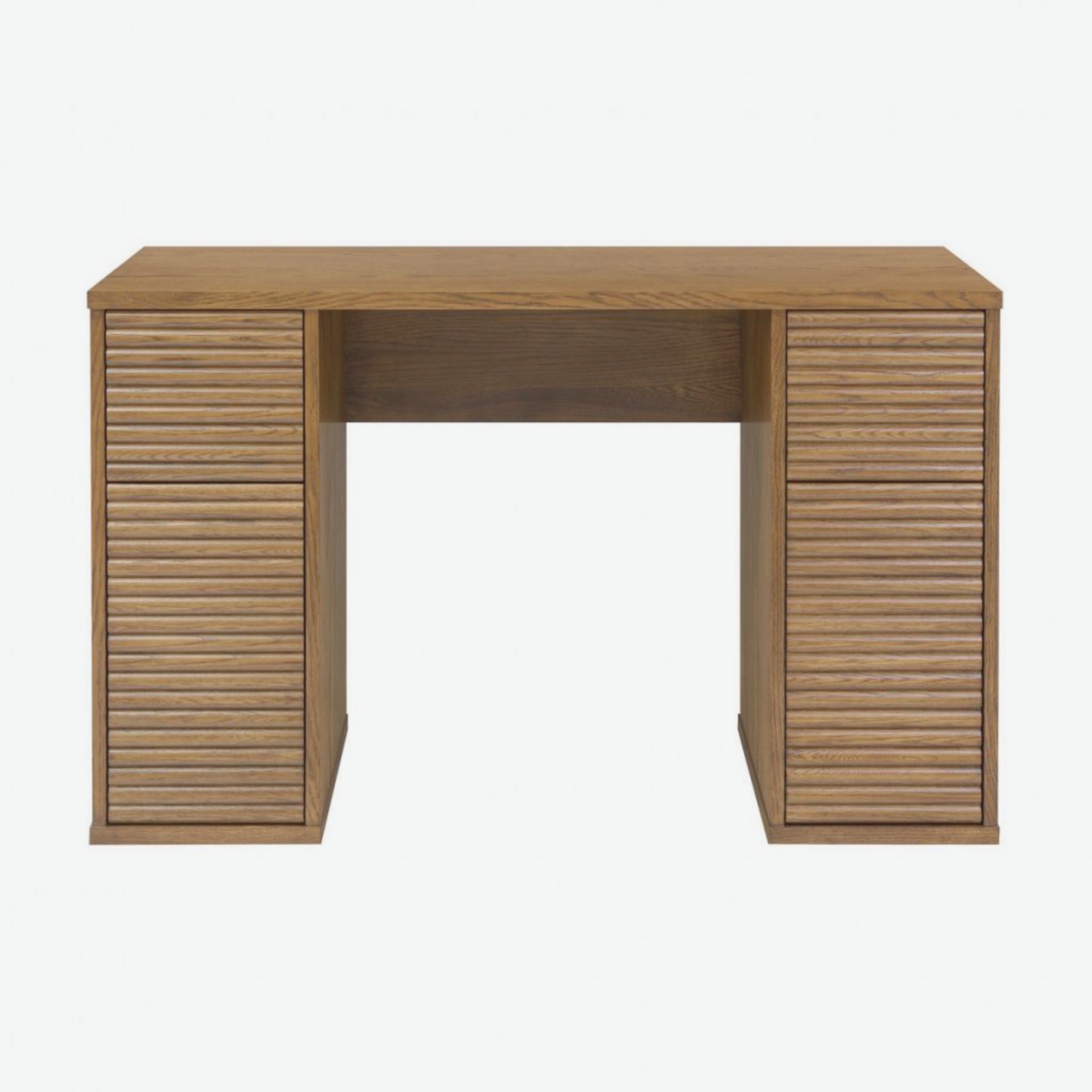 D.I. Designs Charlton Desk Ribbed Walnut