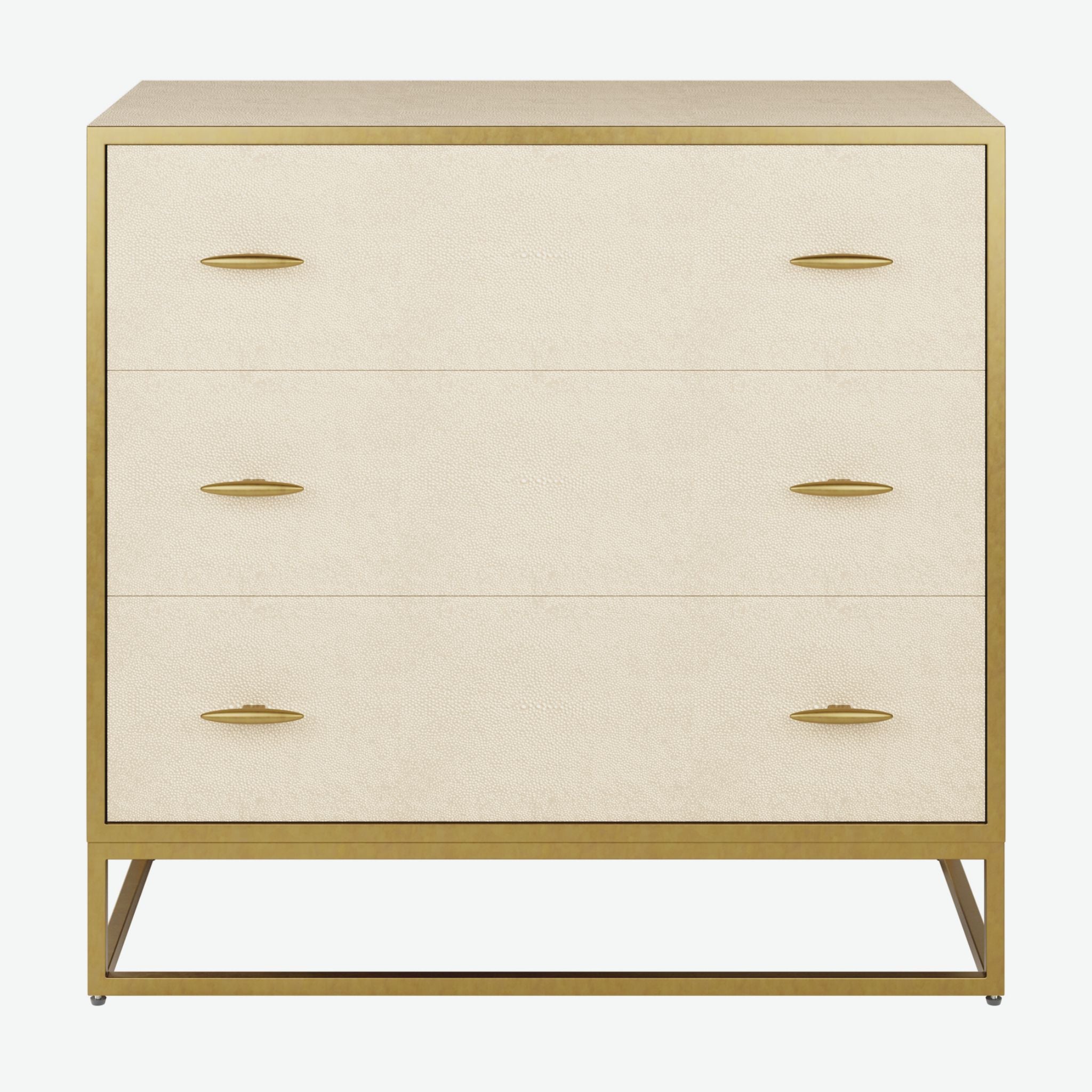 D.I. Designs Hampton Chest of Drawers Ivory Shagreen