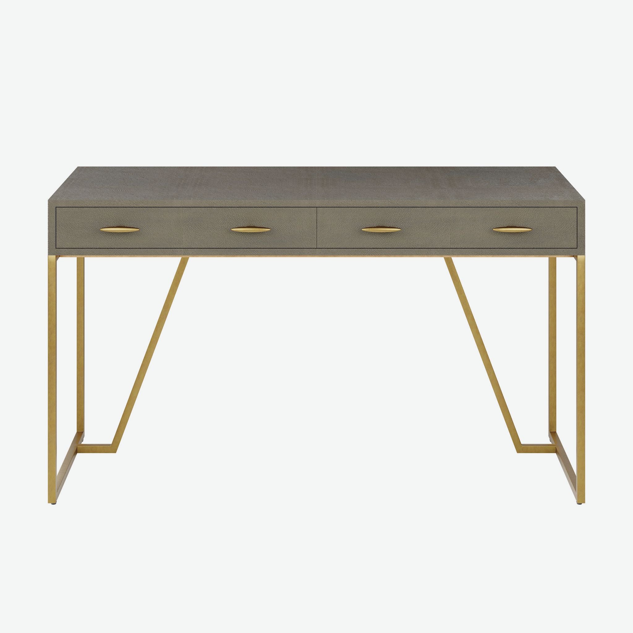 D.I. Designs Hampton Desk Grey Shagreen