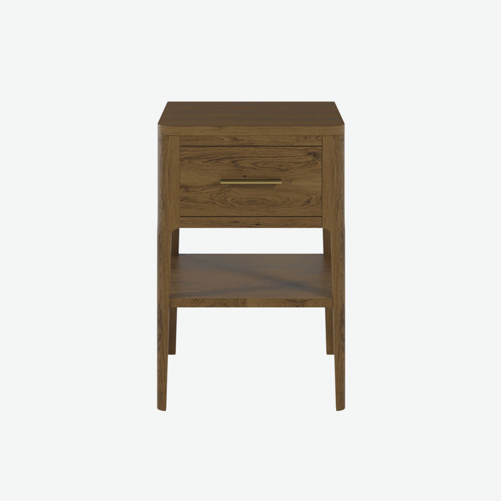 D.I. Designs Abberley Bedside Table Brown 1 Drawer - ModernistaLiving