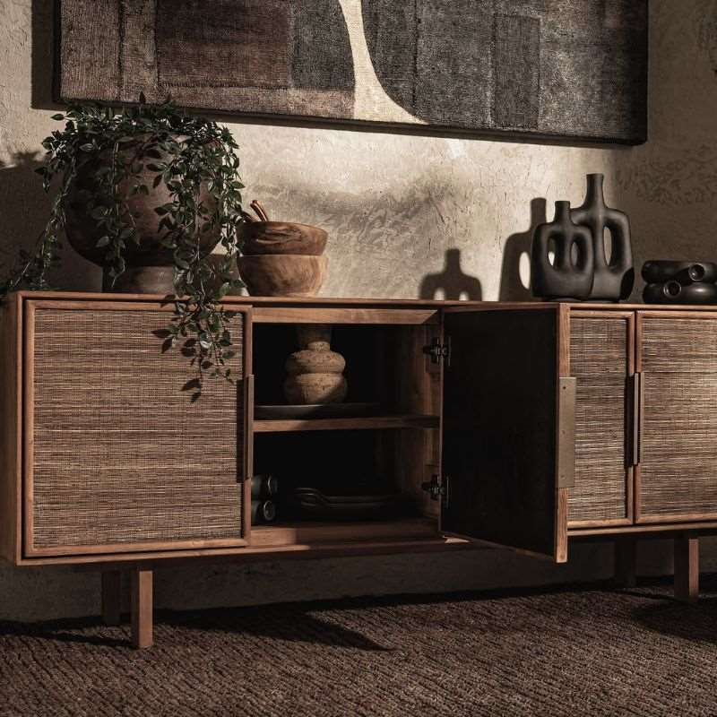 dBodhi Grace Dresser Sideboard 4 Door Reclaimed Teak - ModernistaLiving