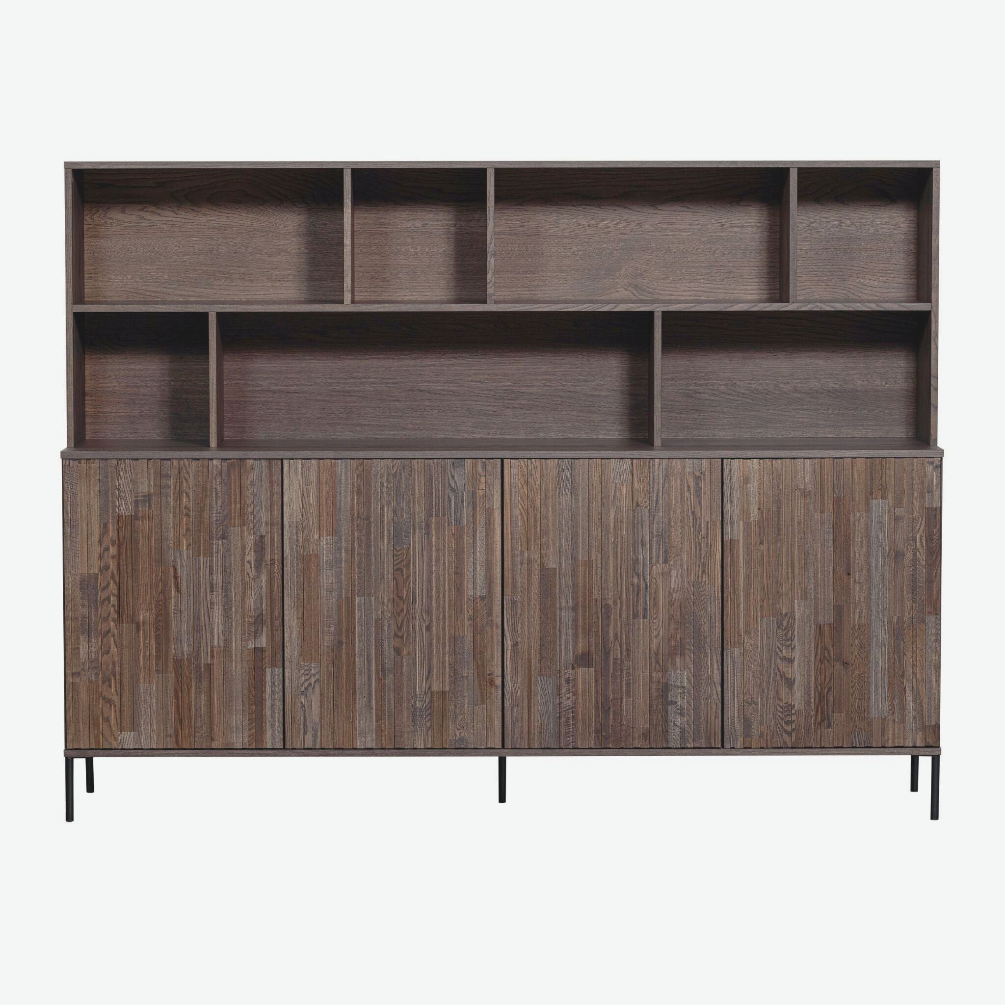 Woood New Gravure Wall Cabinet Ash Veneer Espresso (FSC) - ModernistaLiving