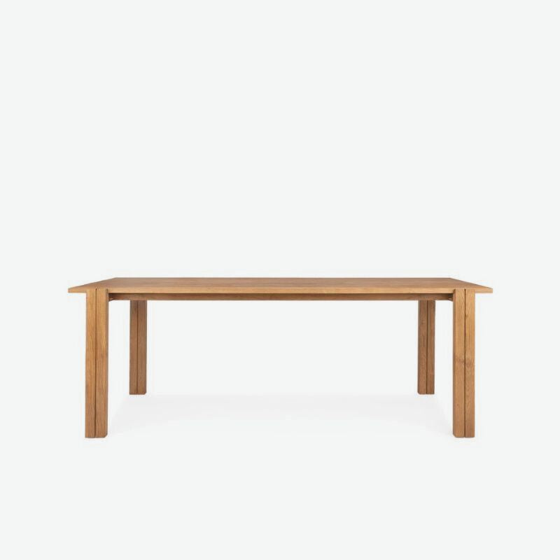 dBodhi Hopper Dining Table Reclaimed Teak Turned Legs - ModernistaLiving