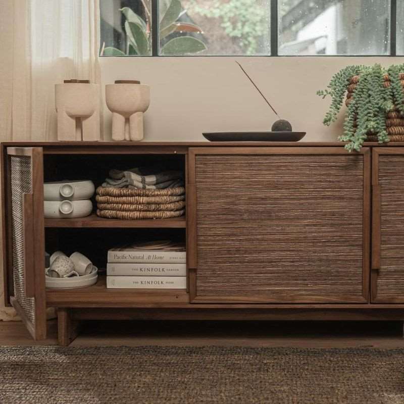 dBodhi Hopper Low Dresser Sideboard 3 Door Reclaimed Teak - ModernistaLiving