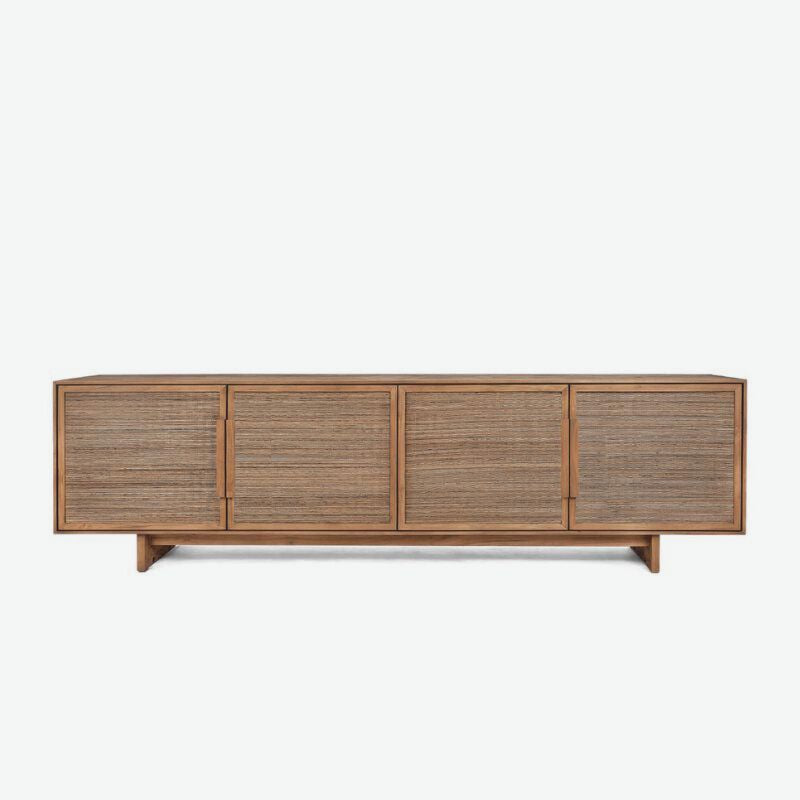 dBodhi Hopper Low Dresser 4 Doors Reclaimed Teak - ModernistaLiving