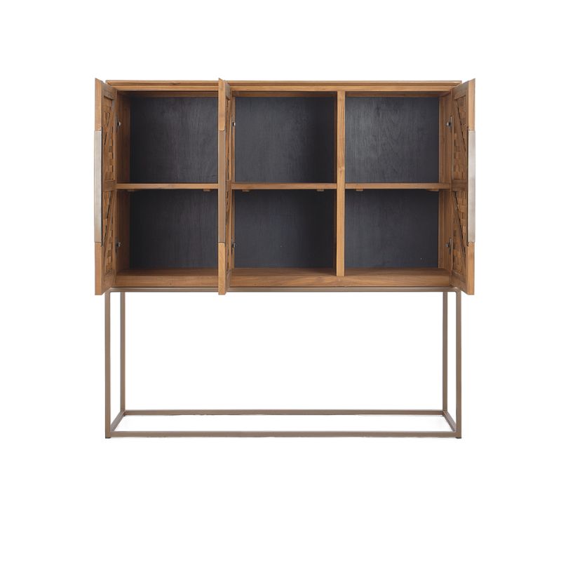 dBodhi Karma Pure Cabinet 3 Doors Reclaimed Teak - ModernistaLiving