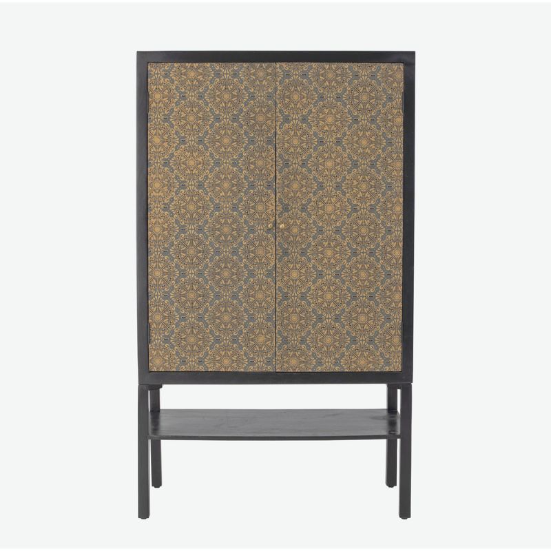 Bloomingville Lynne Cabinet Black Mango - ModernistaLiving