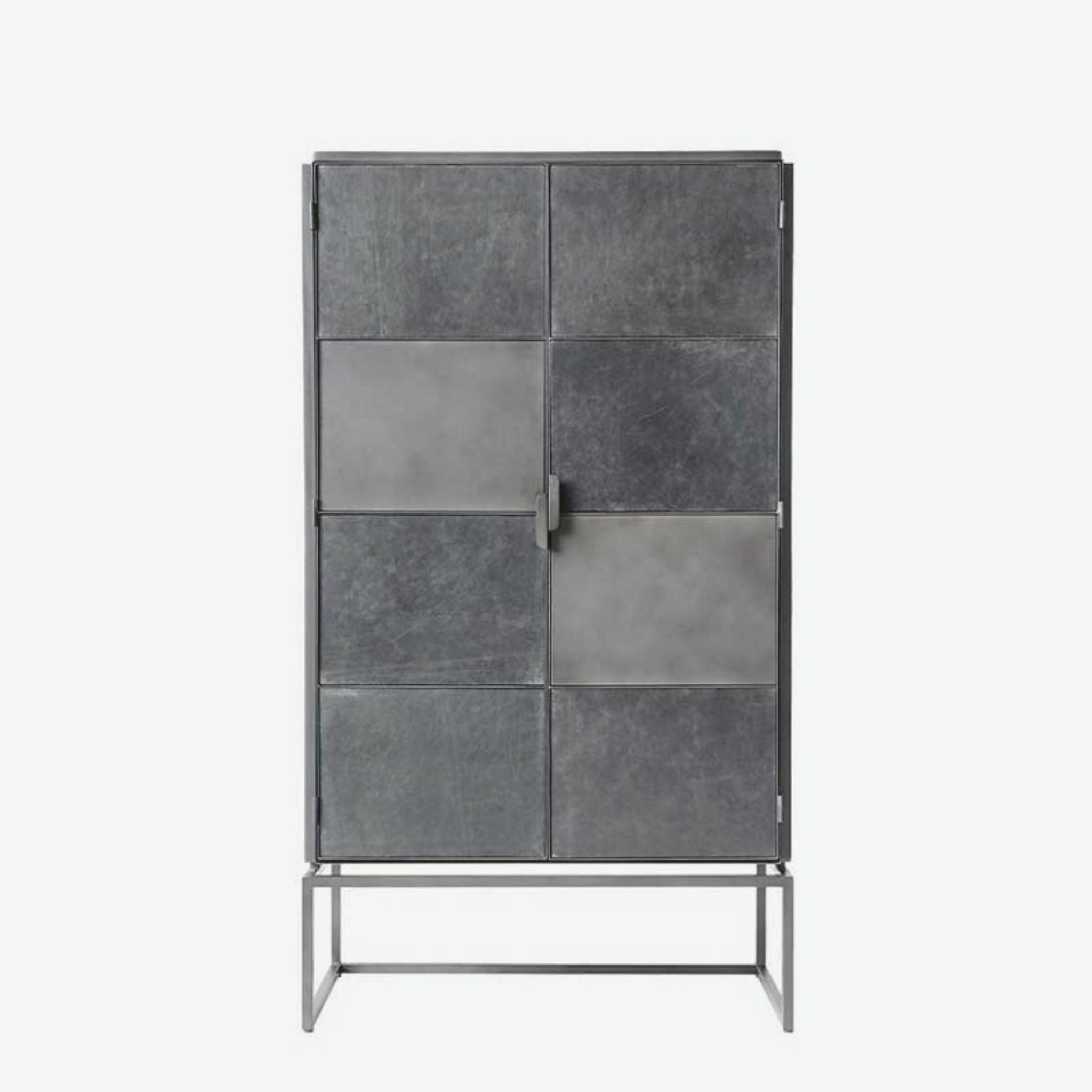 Muubs Austin High Cabinet Black Iron/Leather