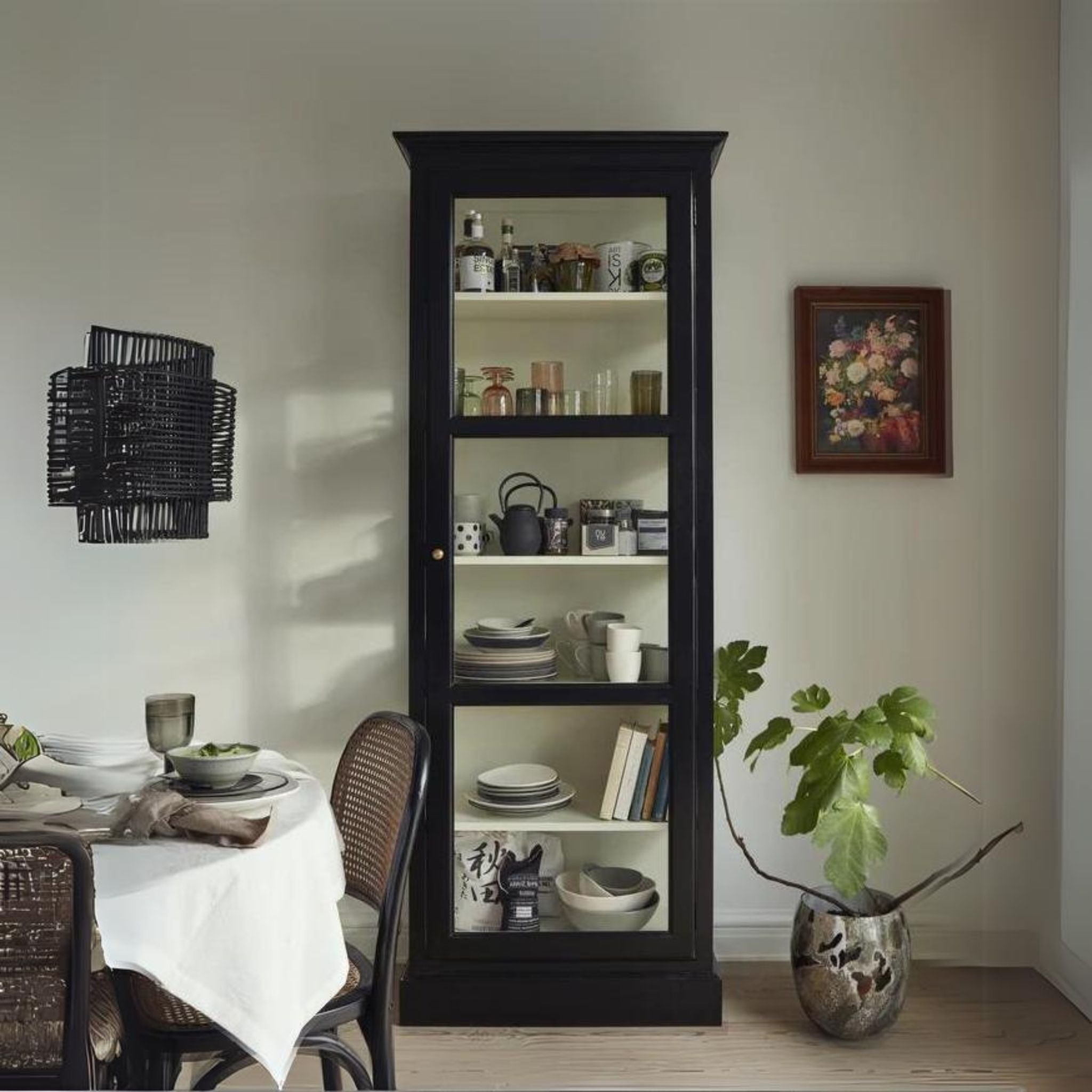 Nordal Classic Cabinet Single Black - ModernistaLiving