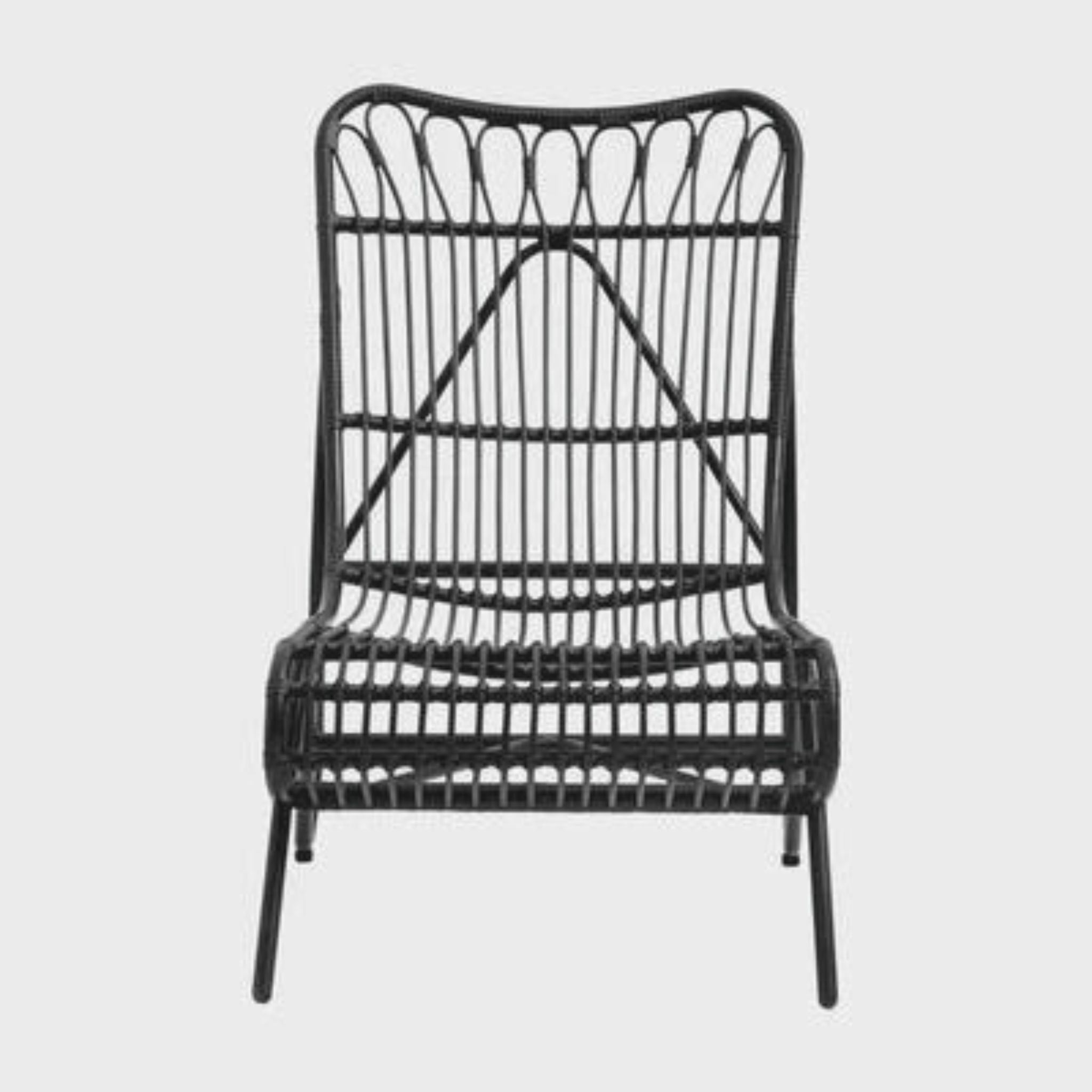 Nordal Hazel Lounge Chair Black - ModernistaLiving