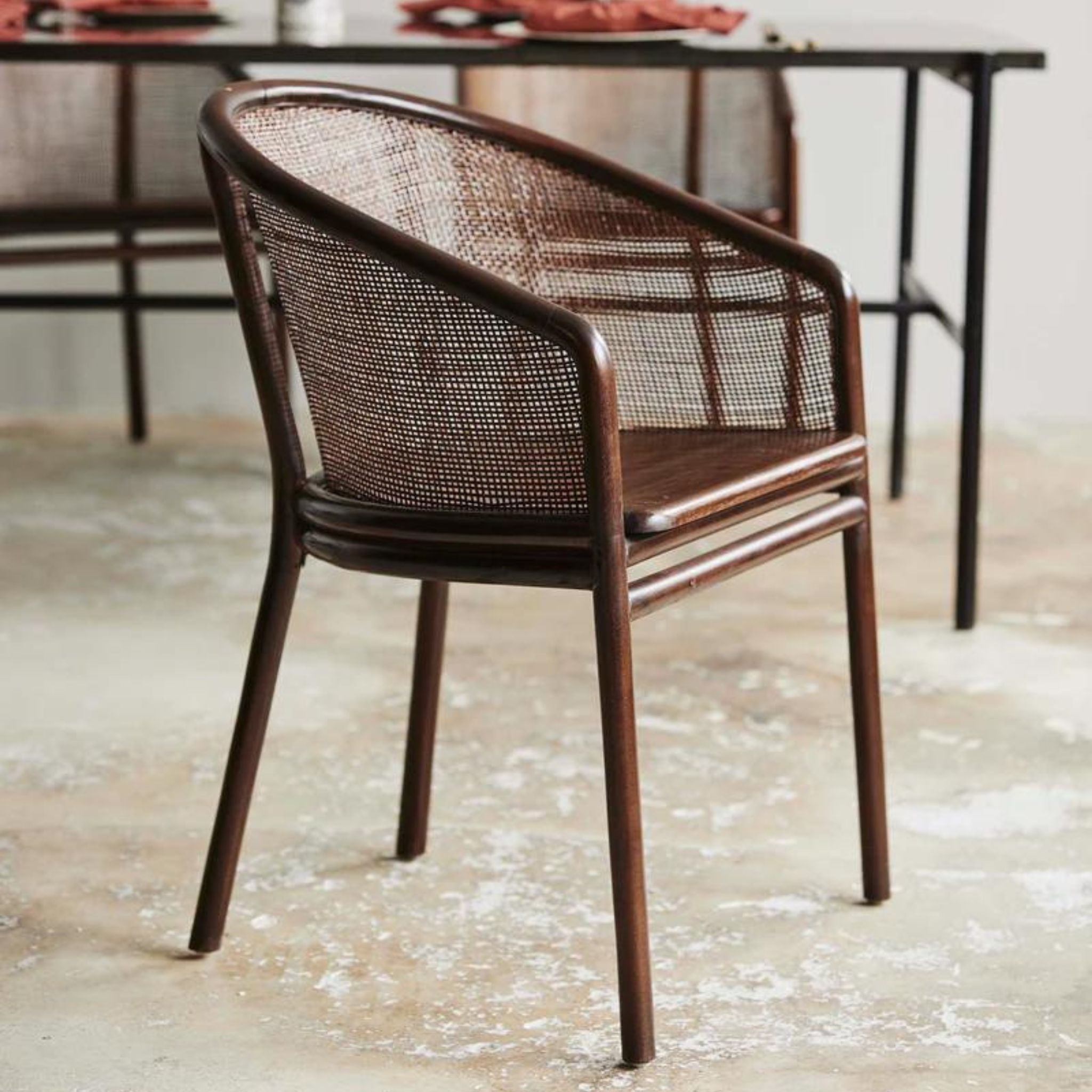 Nordal Mosso Dining Chair Dark Brown - ModernistaLiving