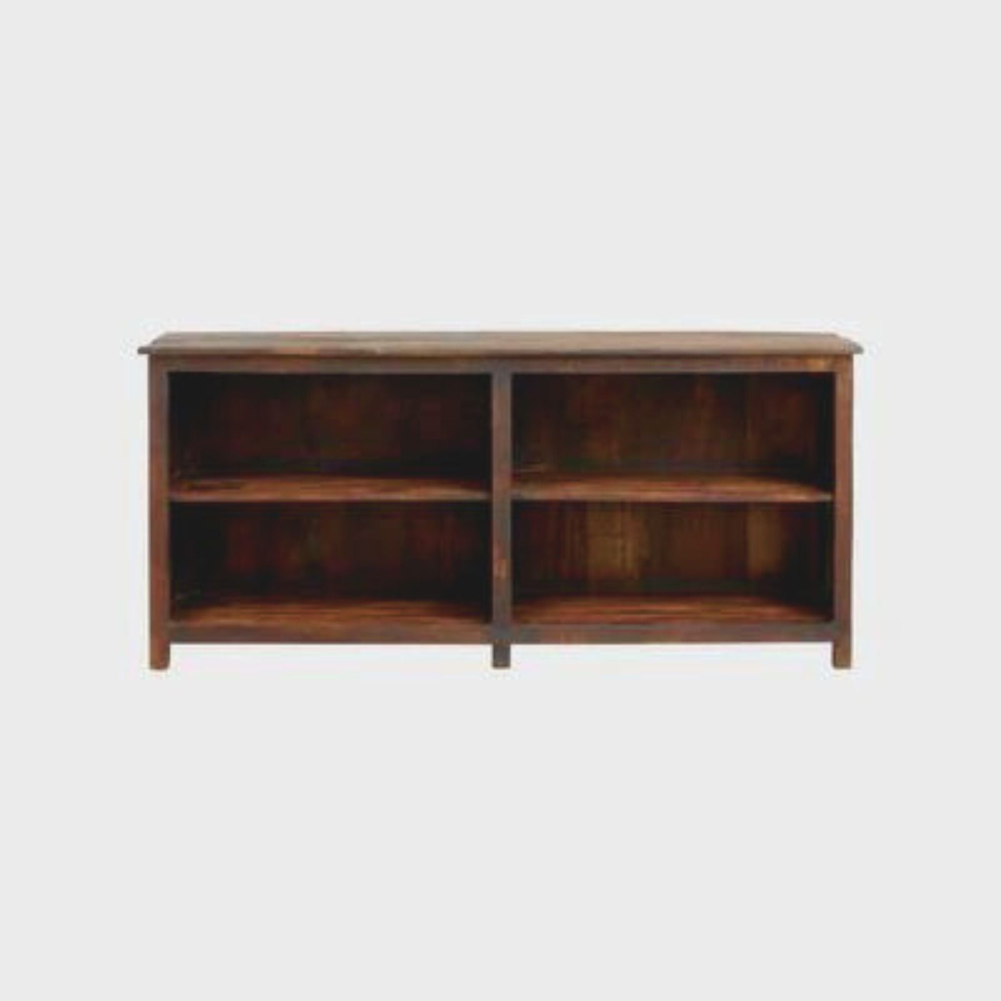 Nordal Woodie Display Cabinet Light Brown Stain Finish - ModernistaLiving