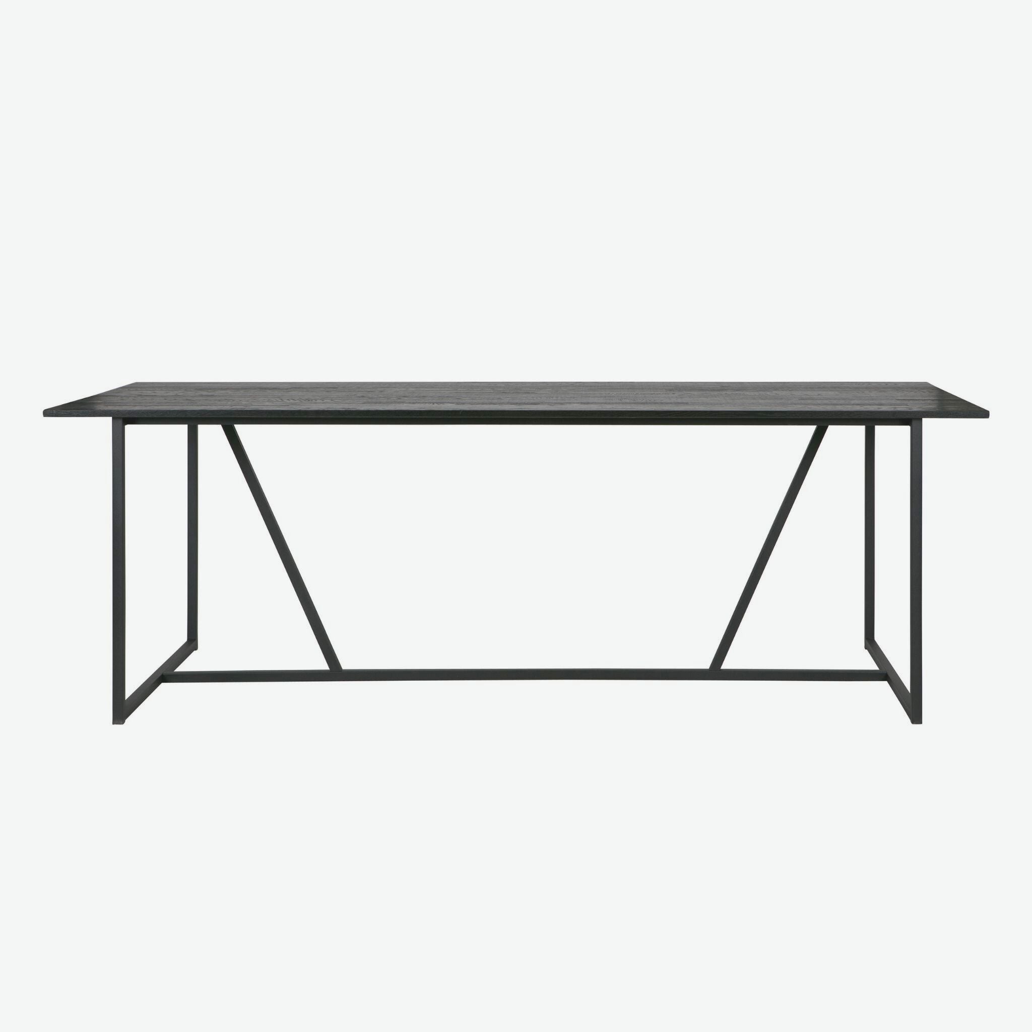 Woood Silas Dining Table Ash Brushed Blacknight (FSC) - ModernistaLiving