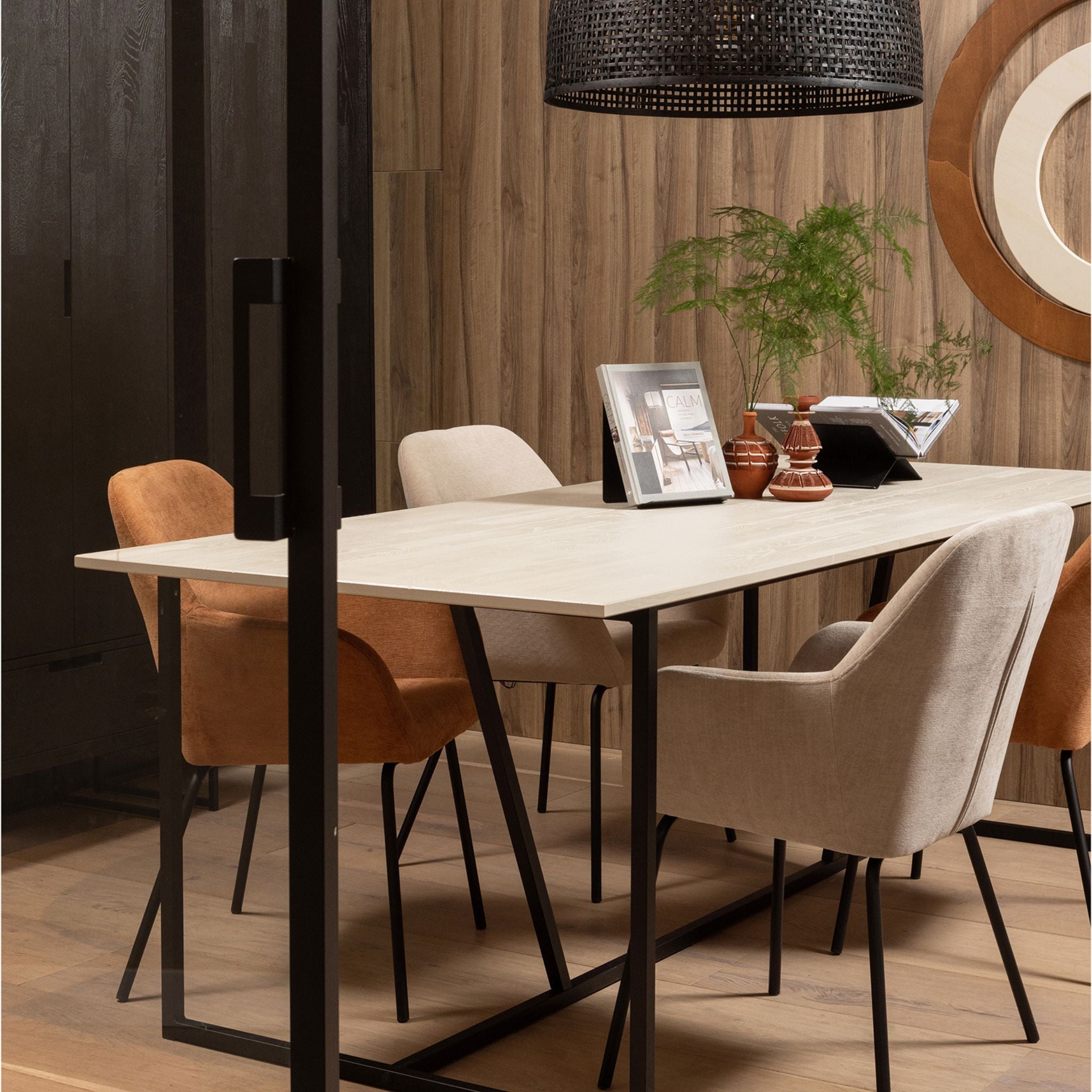 Woood Silas Dining Table Ash Brushed Dust (FSC) - ModernistaLiving