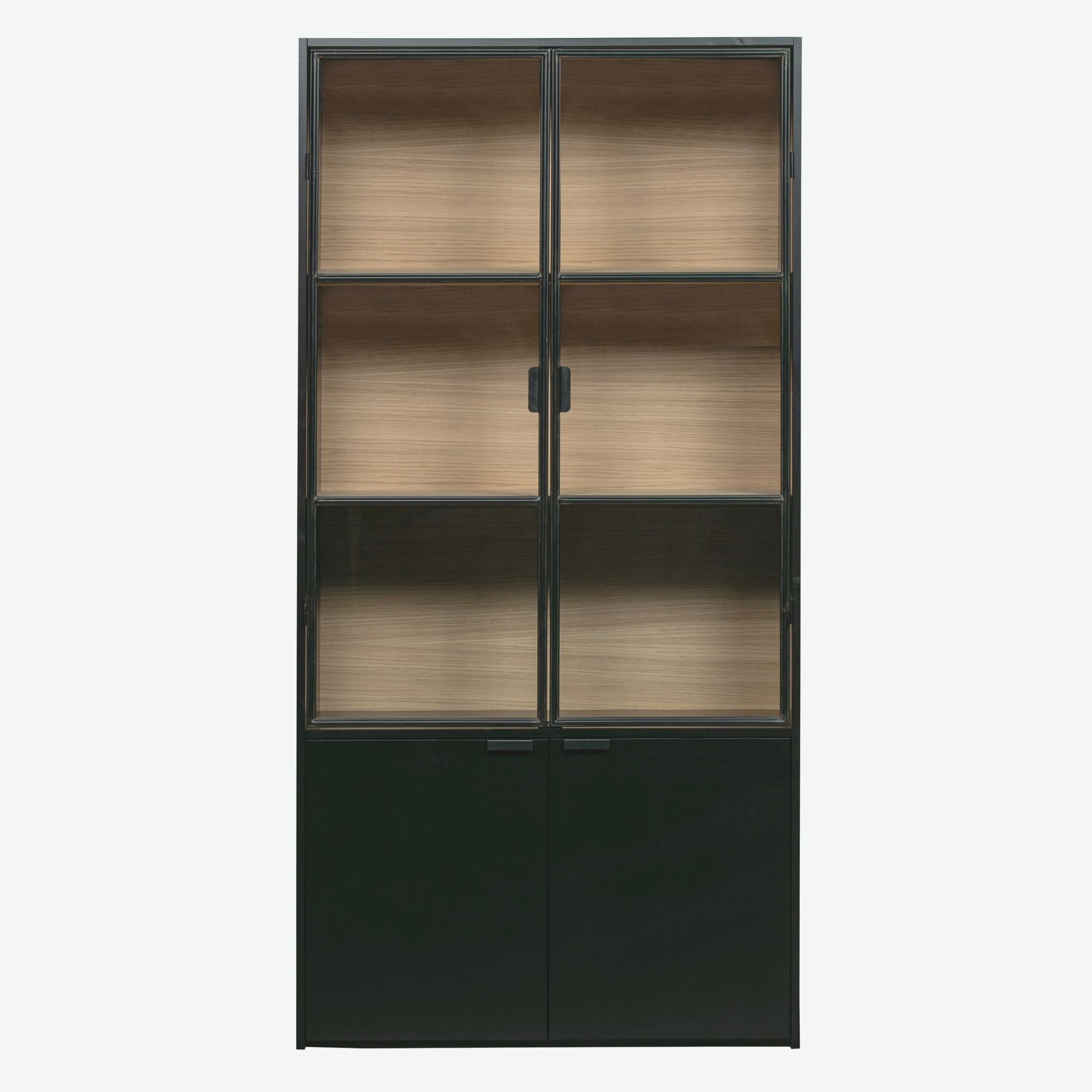 Woood Sivan Display Cabinet Black (FSC) - ModernistaLiving