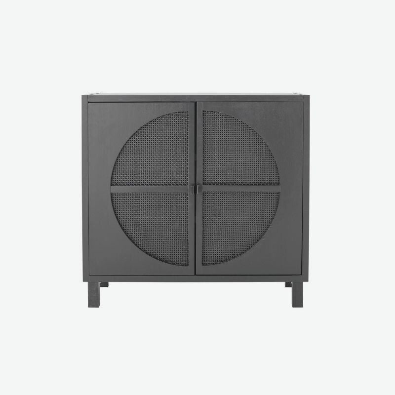 Bloomingville Trento Cabinet Black Gmelina Wood - ModernistaLiving