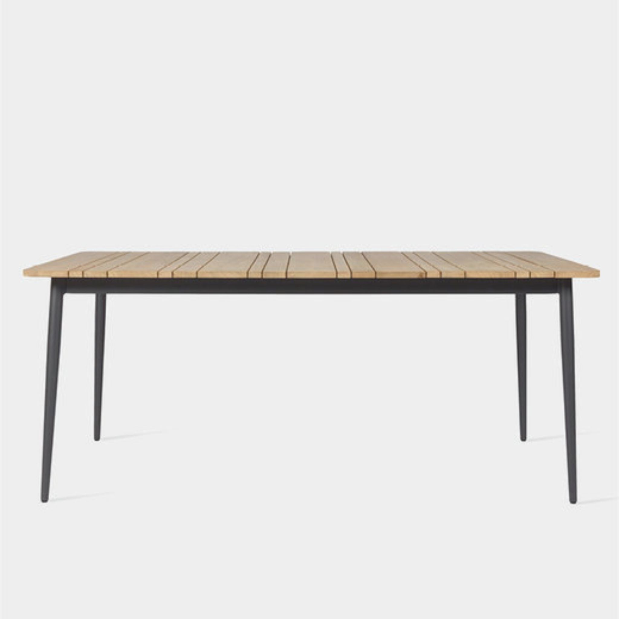 Vincent Sheppard Leo Dining Table Natural Teak Top and Aluminium Frame