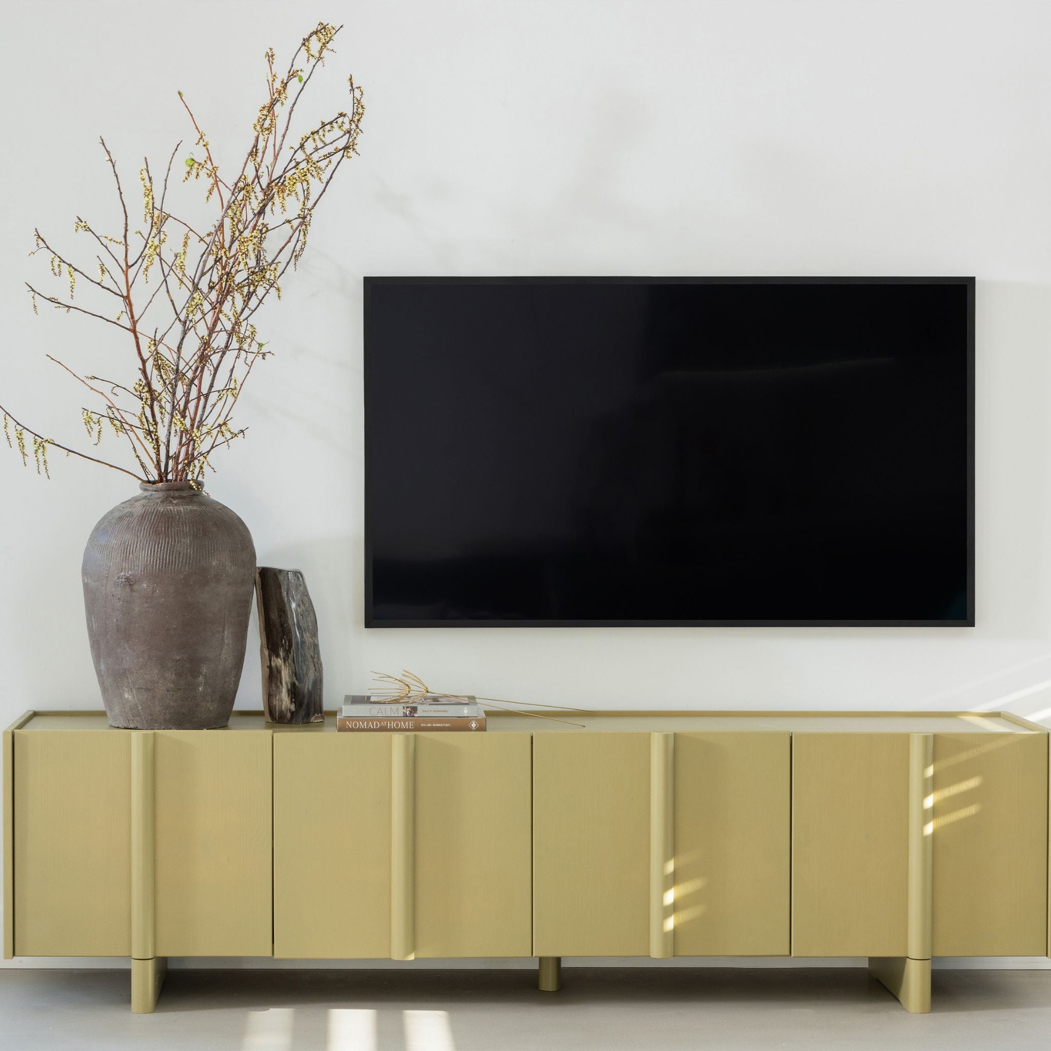 Woood Basu TV Unit Pine Moss (FSC) - ModernistaLiving