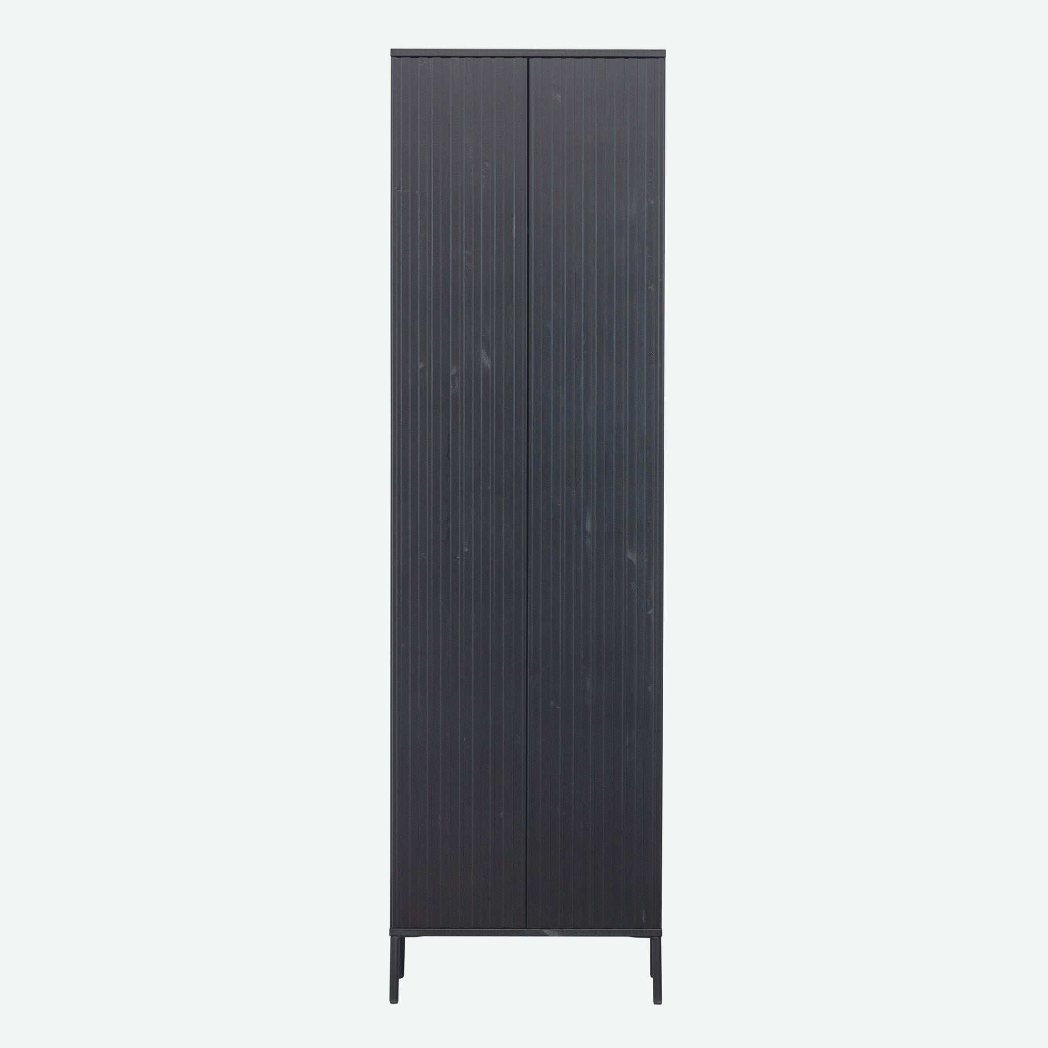 Woood New Gravure Cabinet with Drawer Pine Black (FSC) - ModernistaLiving