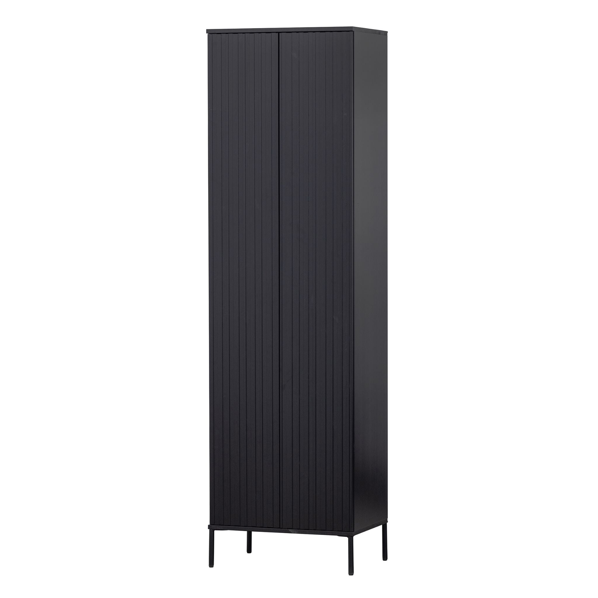 Woood New Gravure Cabinet with Drawer Pine Black (FSC) - ModernistaLiving