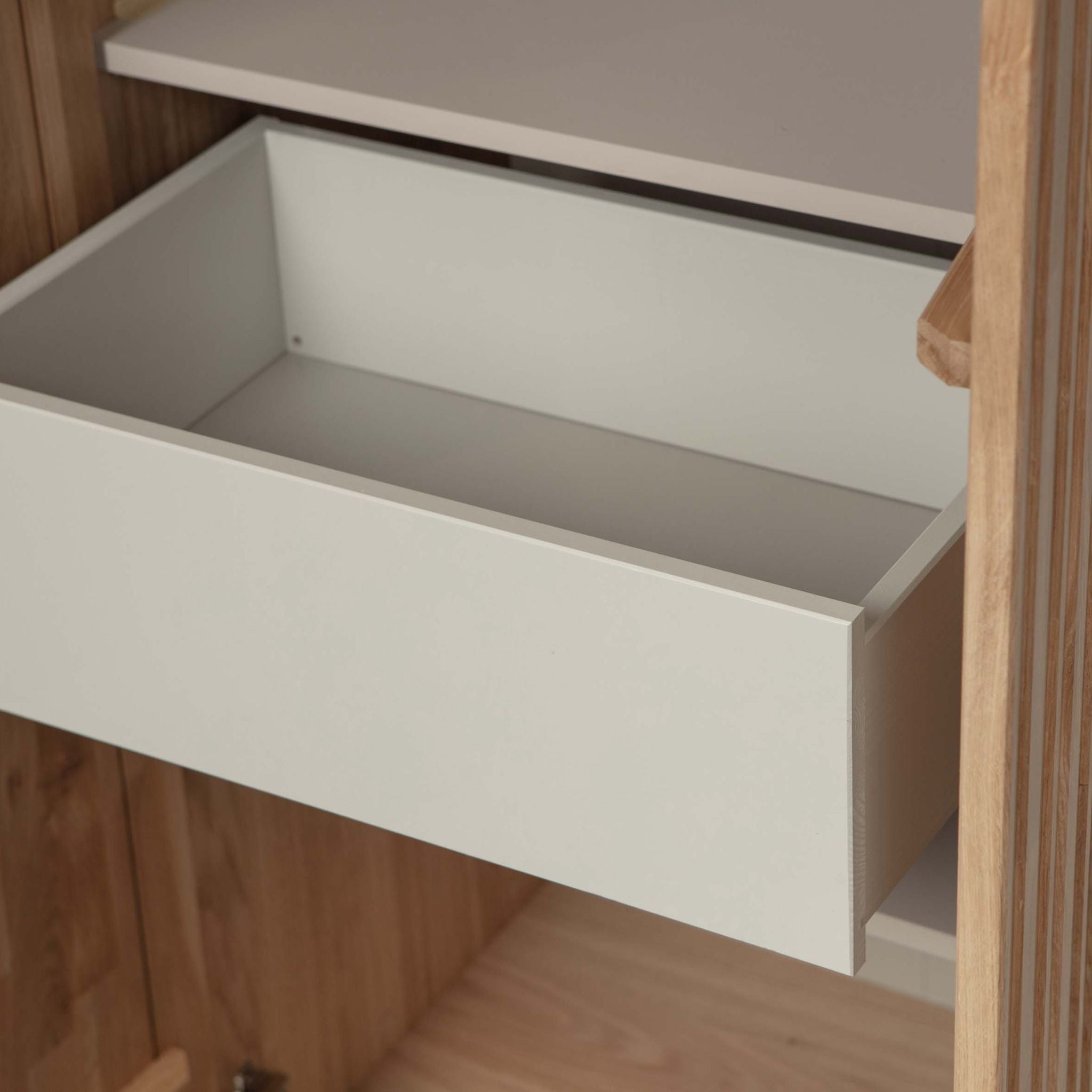 Woood New Gravure Cabinet with Drawer Oak Natural (FSC) - ModernistaLiving