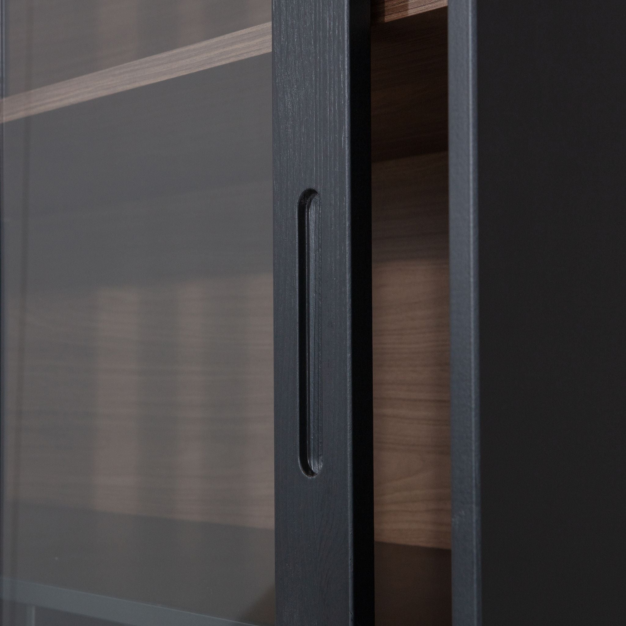 Woood James Cabinet Wood Black (FSC) - ModernistaLiving