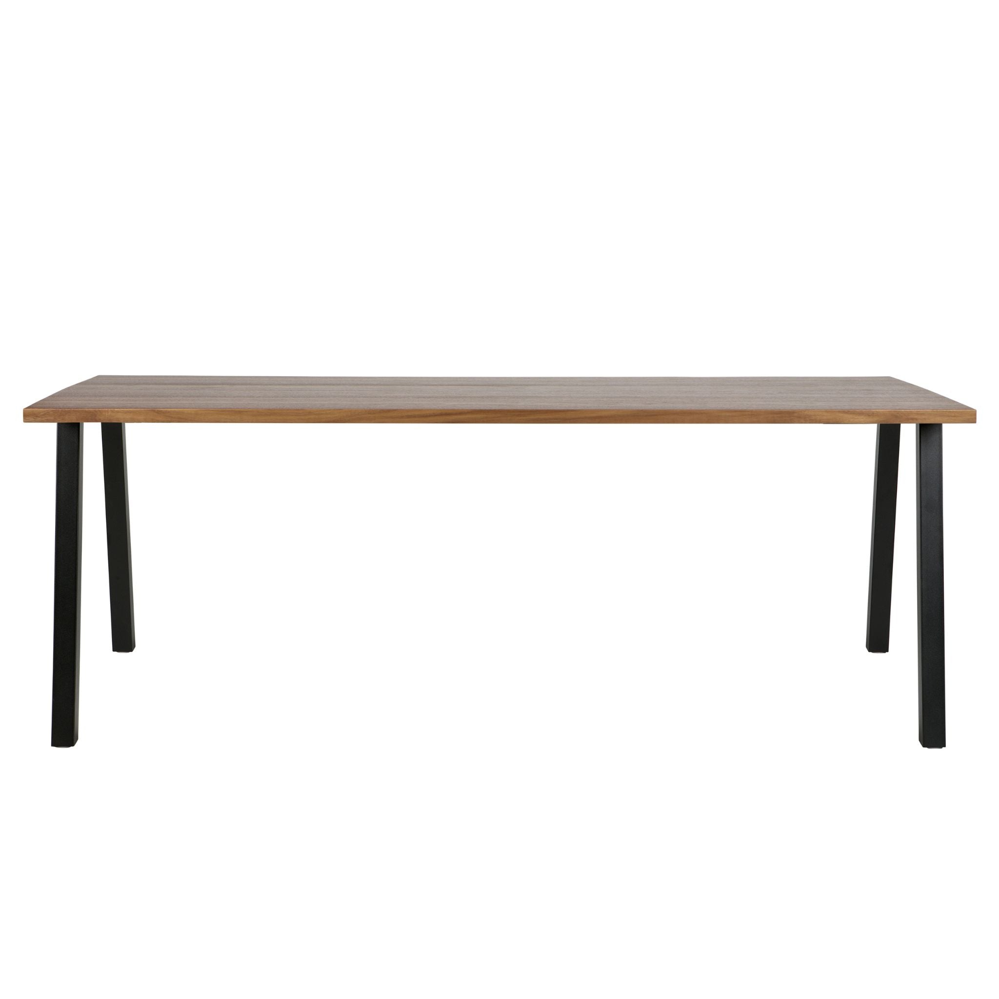 Woood James Dining Table Wood with A-Leg Metal - ModernistaLiving