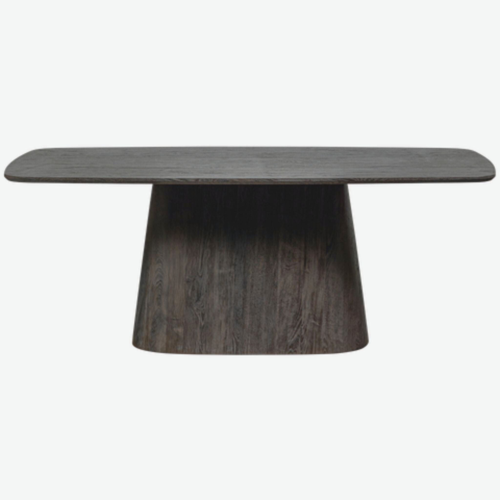 Woood Leah Dining Table MDF Dark Brown 200x105cm - ModernistaLiving