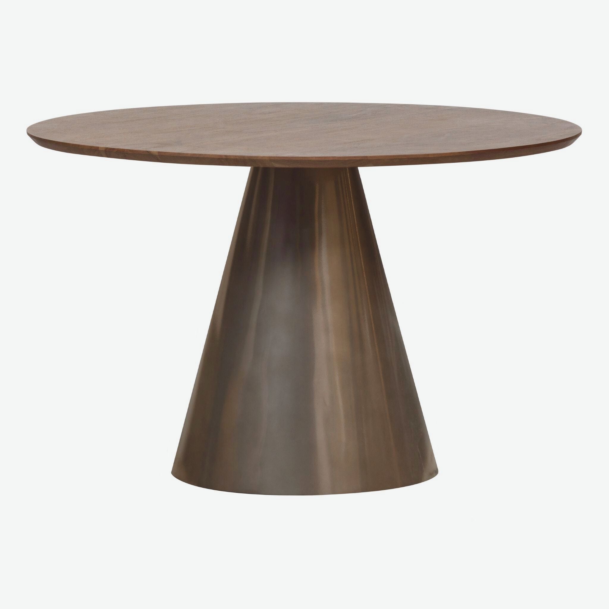 Woood Maggie Dining Table Metal/Mango Wood Black - ModernistaLiving