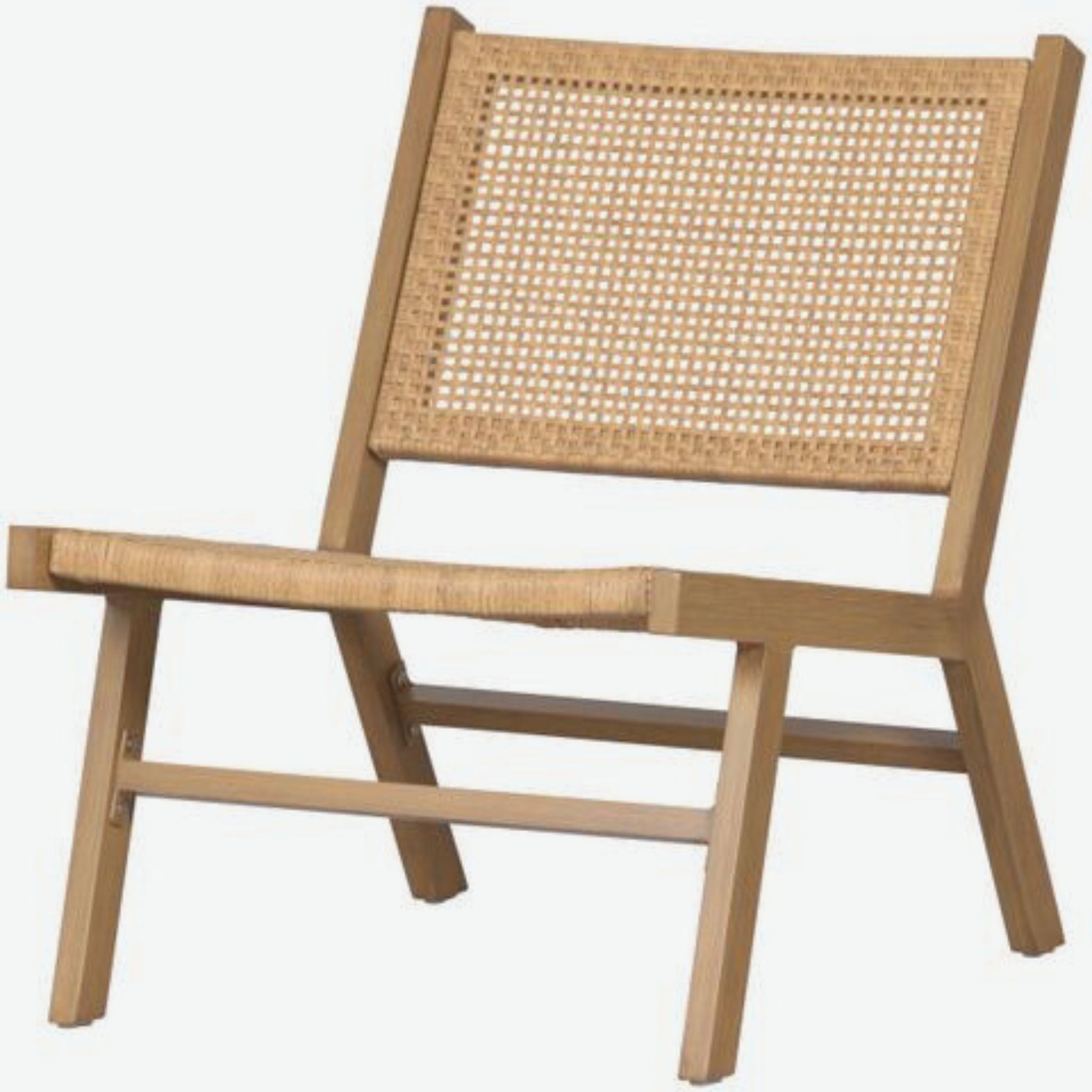 Woood Puk Outdoor Armchair Aluminium Natural Set of 2 - ModernistaLiving