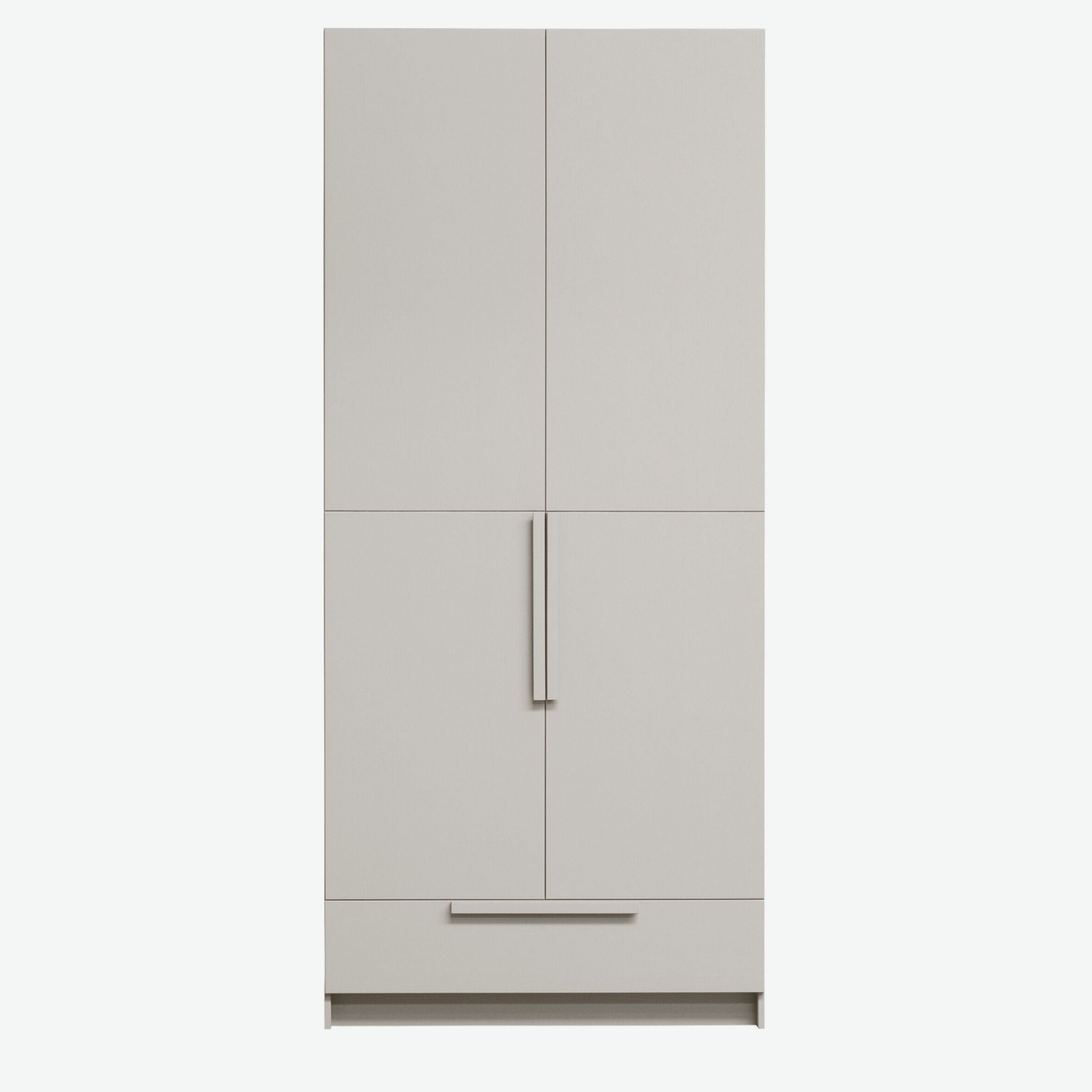 Woood Pure Modular 2 Door Wardrobe Split Pine Dust (FSC) - ModernistaLiving