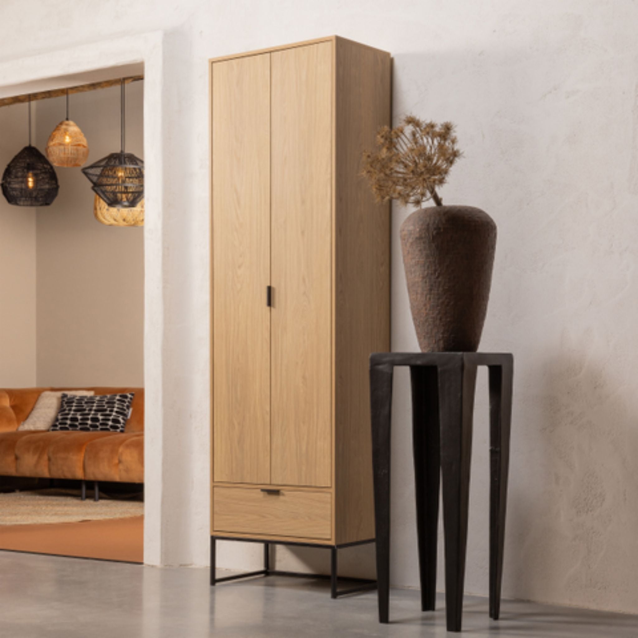 Woood Silas Cabinet Oak Melamine [FSC] - ModernistaLiving