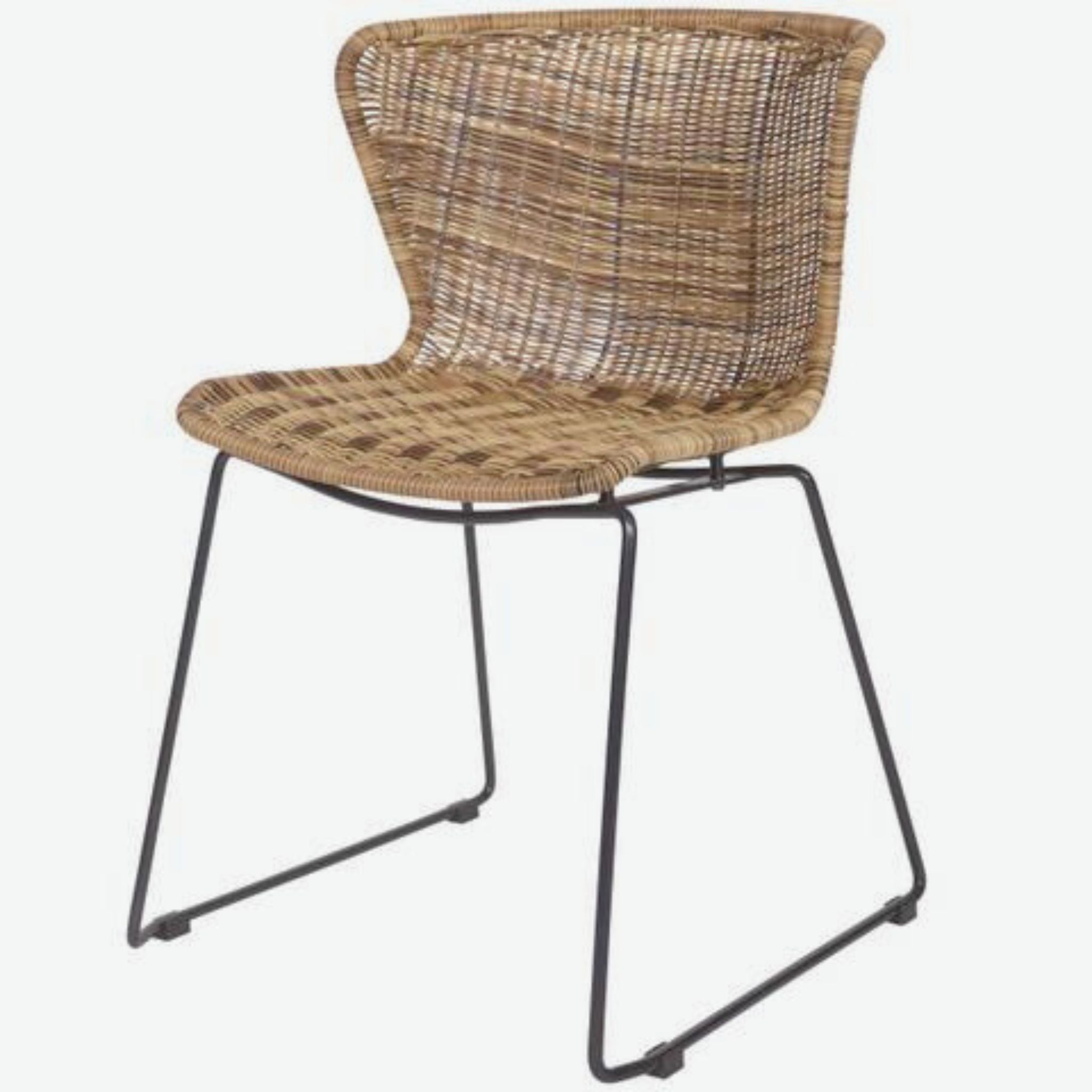 Woood Wings Outdoor Dining Chair Natural Set of 2 - ModernistaLiving