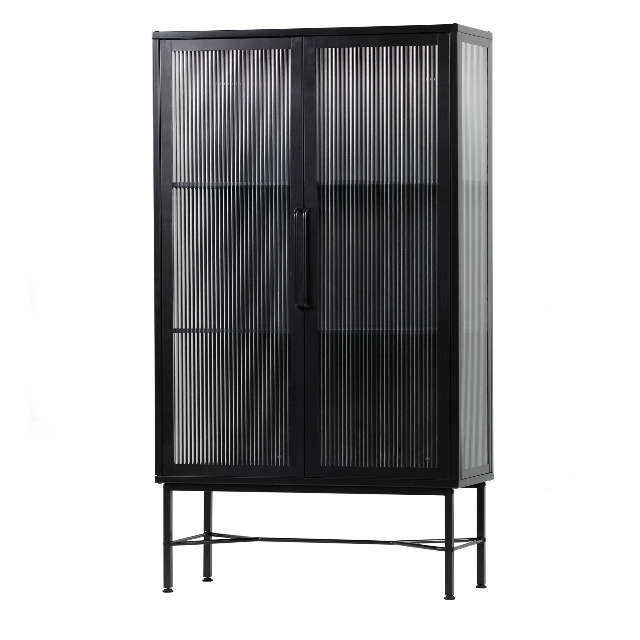 Woood Zion Cabinet Metal Black - ModernistaLiving